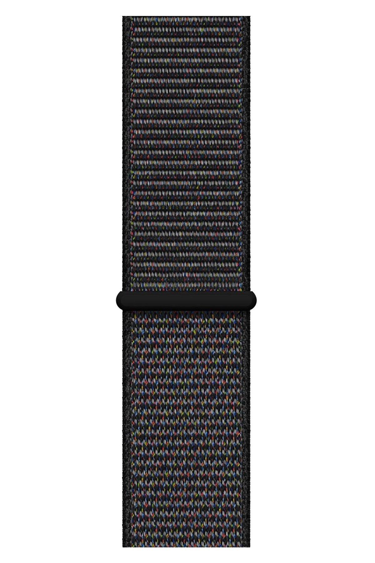 Joyroom Apple Watch 38-40mm Uyumlu Siyah Spor Kumaş Loop Kordon