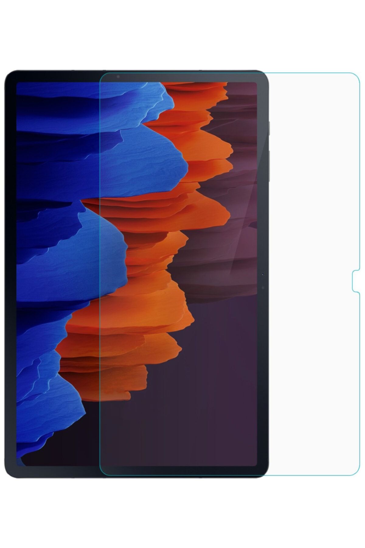 Samsung Galaxy Tab S7 Plus T970 Uyumlu  Nano Kırılmaz Cam Ekran Koruyucu Ince Esnek
