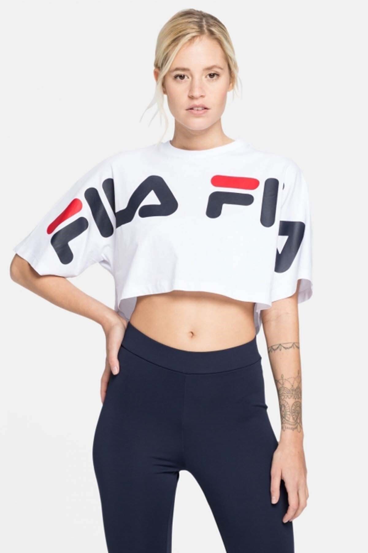 Fila Kadın Beyaz Spor T-Shirt