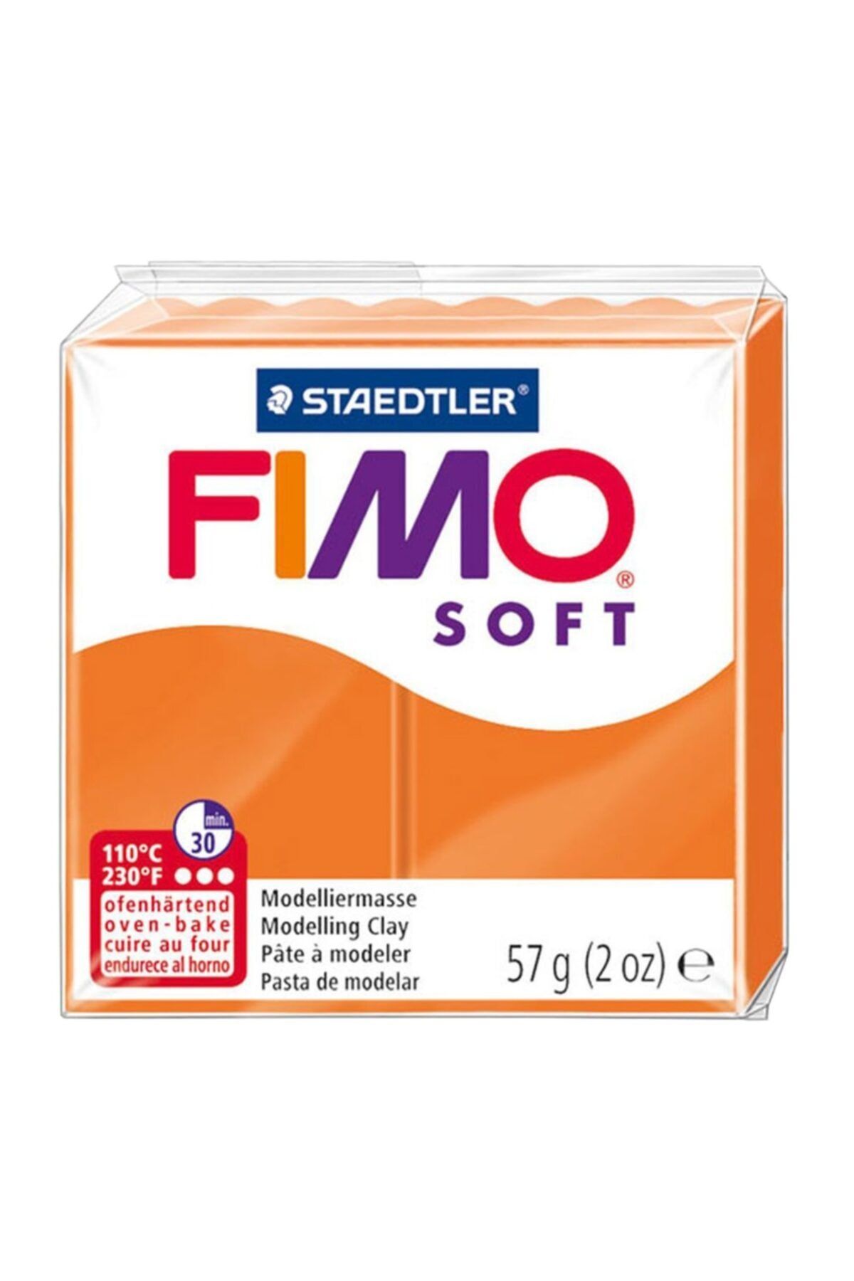 Staedtler Fimo Soft Polimer Kil - Mandarine - 57g