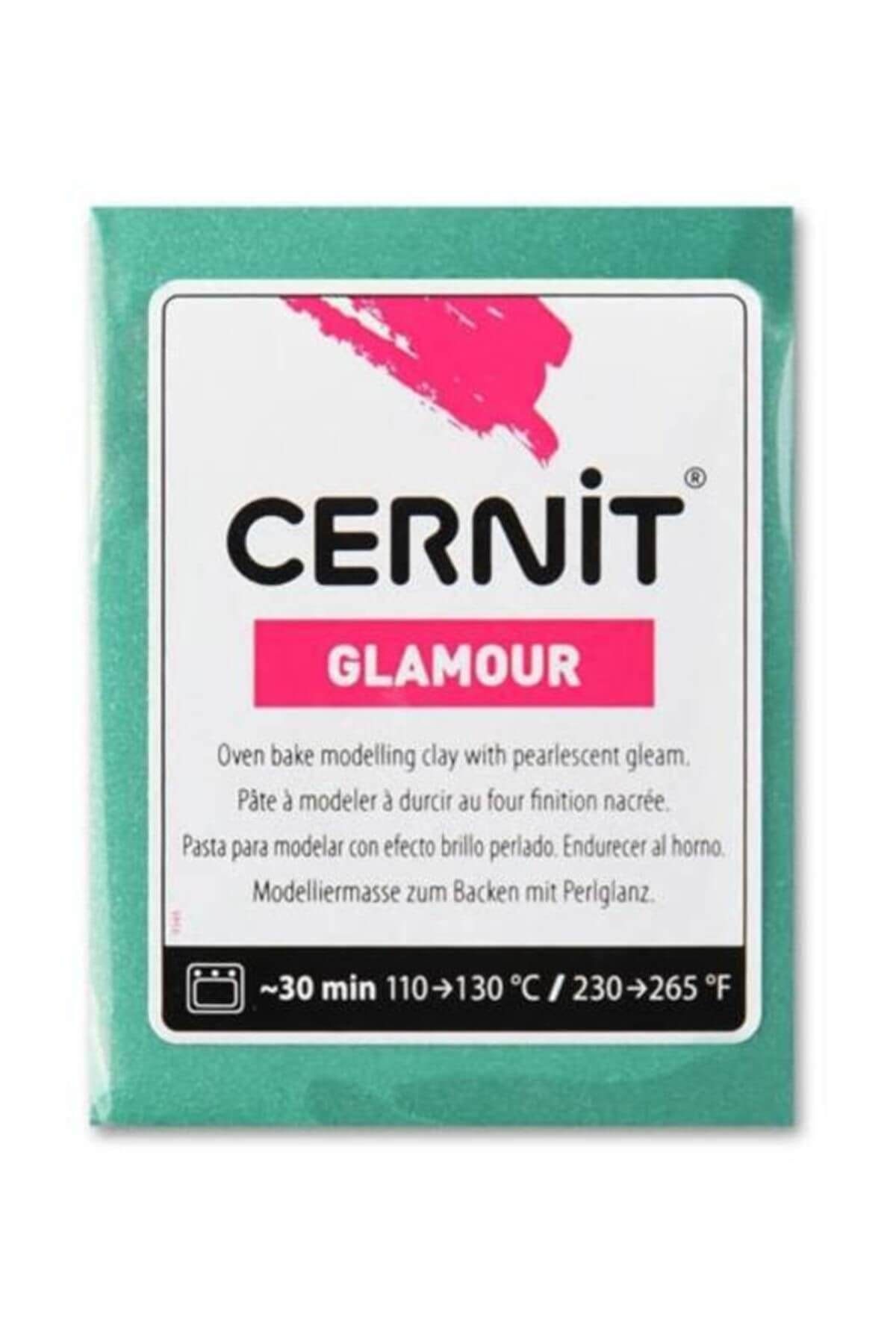 Cernit Glamour (Metalik) Polimer Kil 600 Green