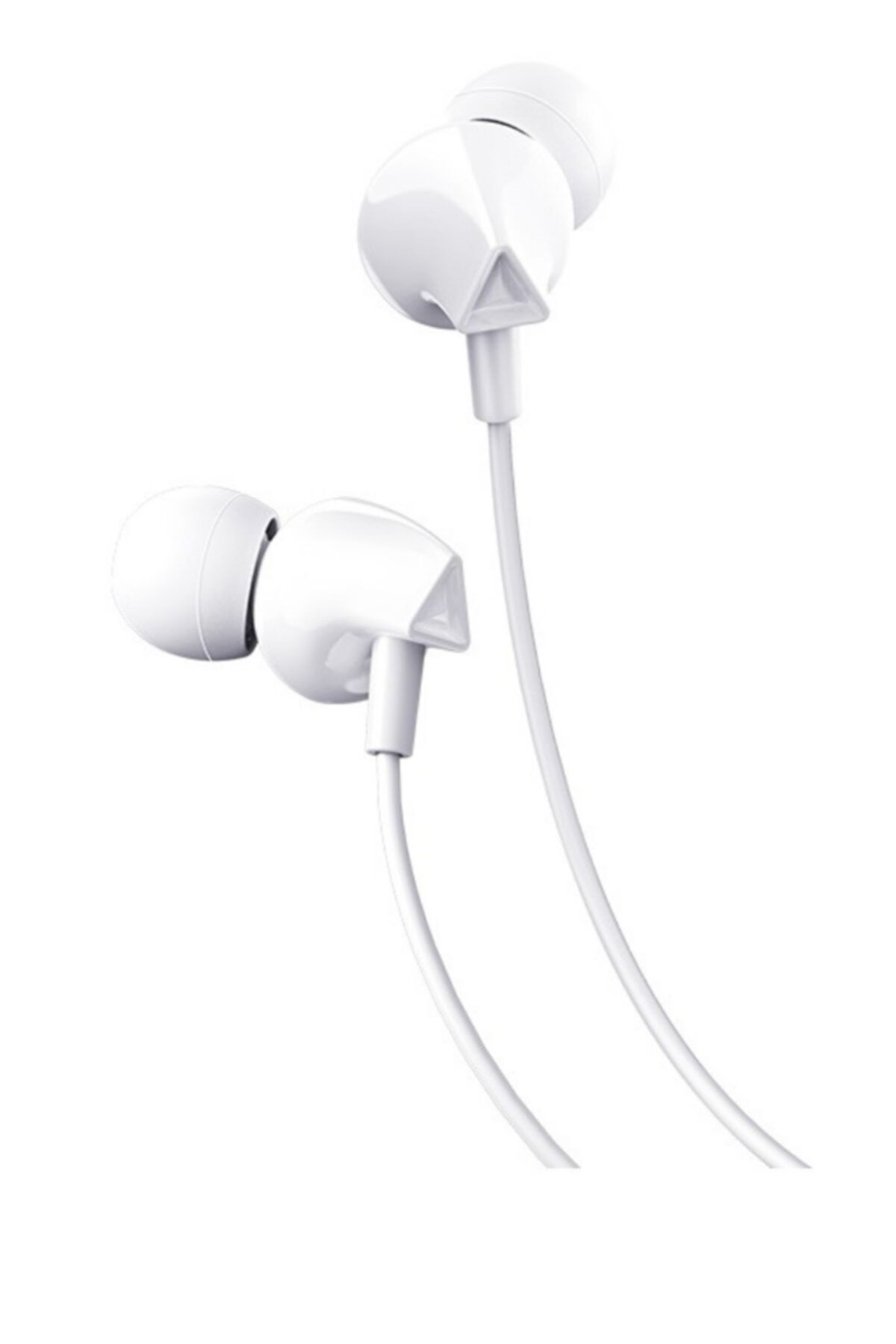 Hoco Beyaz Mikrofonlu Stereo Kulakiçi Kablolu Kulaklık M60 3.5 mm