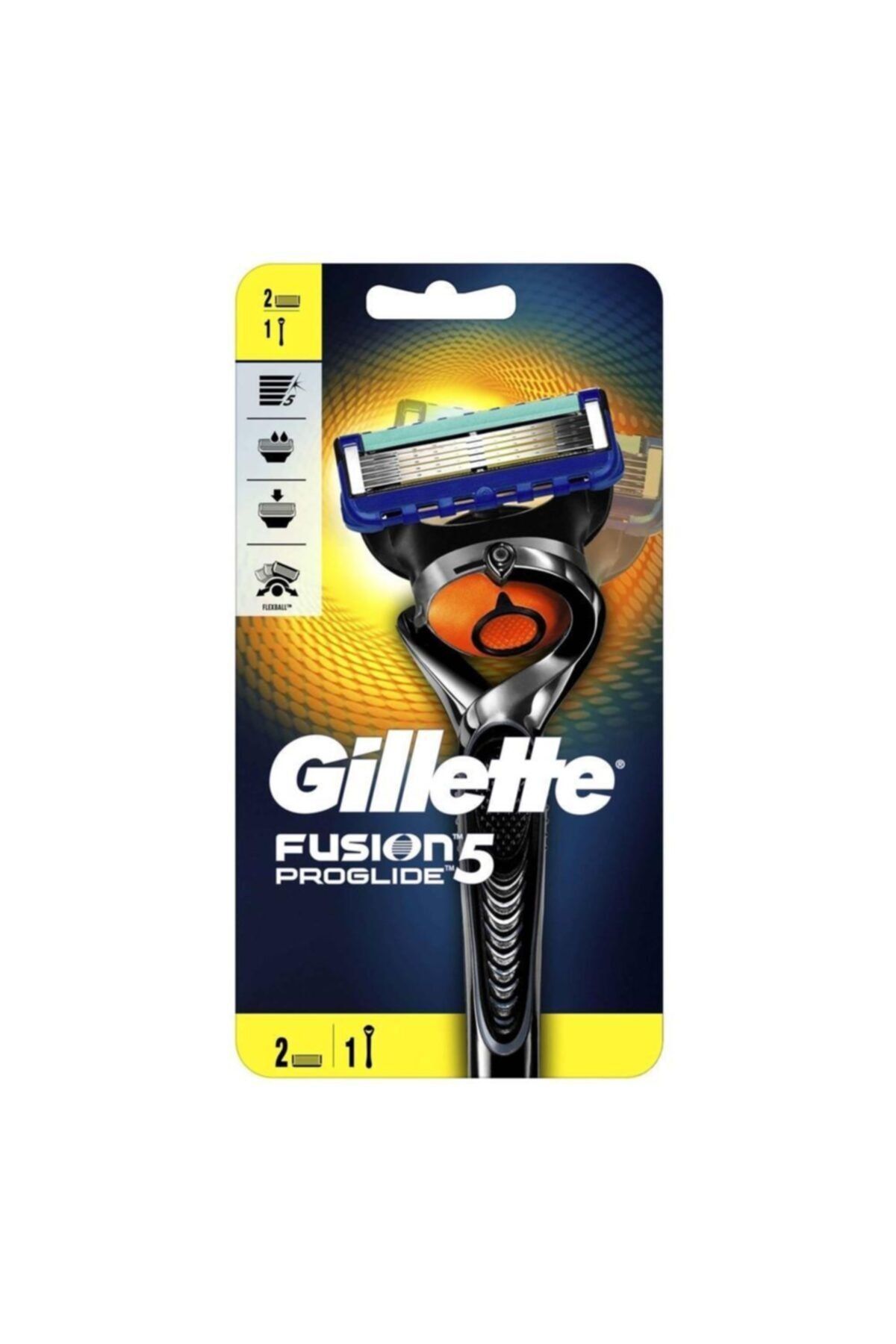 Gillette Fusion Proglide Flexball (5 Bıçaklı) 2 Yedekli Tıraş Makinesi