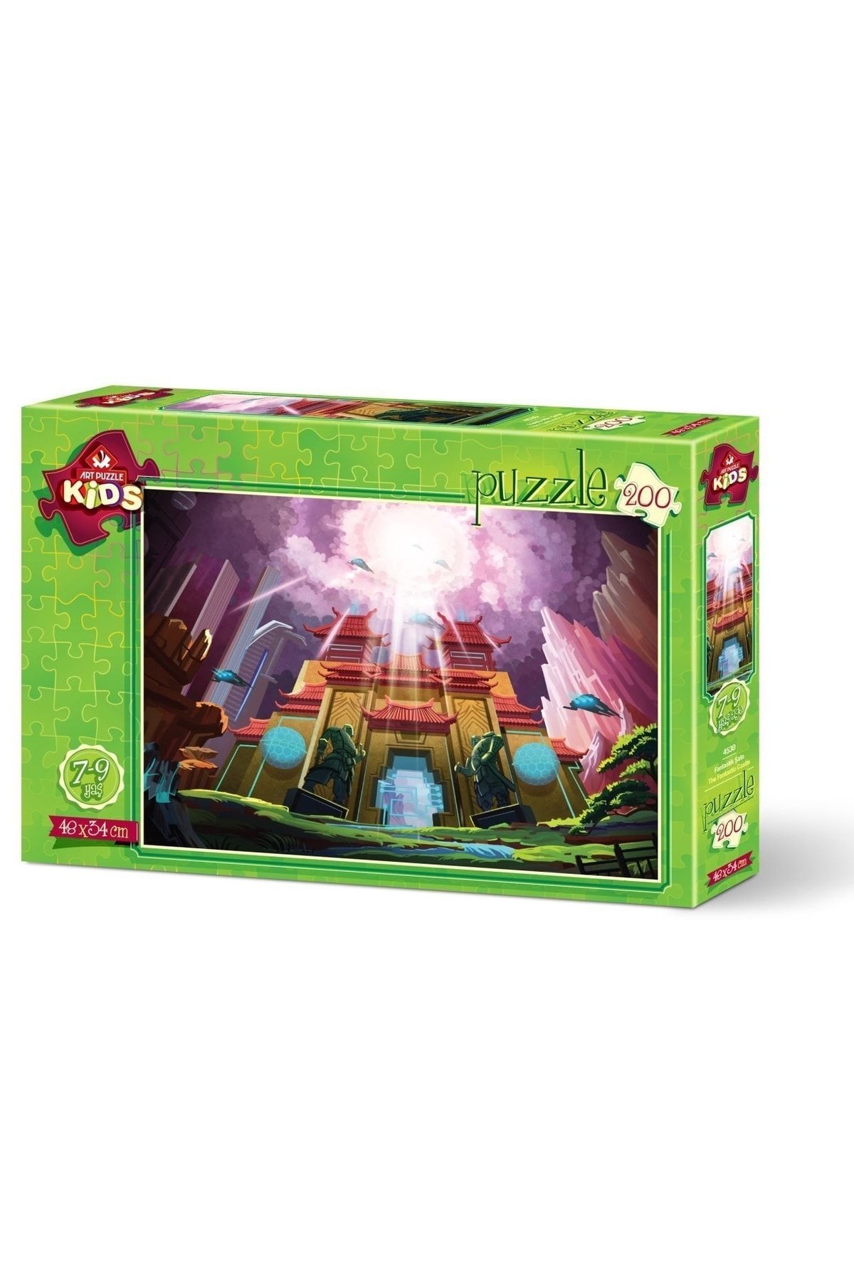 Doğan Oyuncak Dünyası Art Çocuk Puzzle Fantastik Şato 200 Parça 4530 - Puzzle Seti - Yapboz - Yap-boz Puzzle