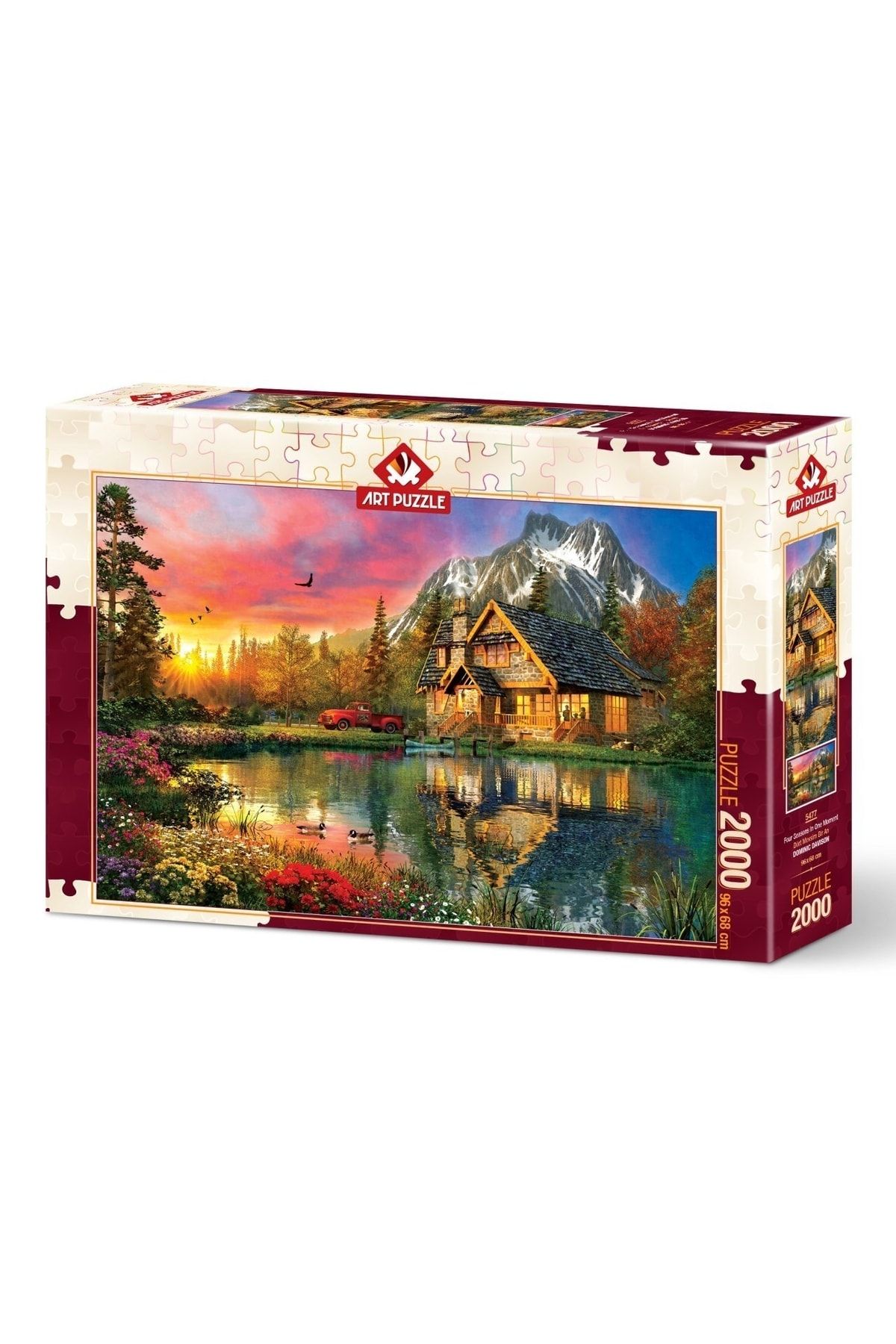 Doğan Oyuncak Dünyası Art Puzzle Dört Mevsim Bir An 2000 Parça Puzzle 5477 - Puzzle Seti - Yapboz - Yap-boz Puzzle