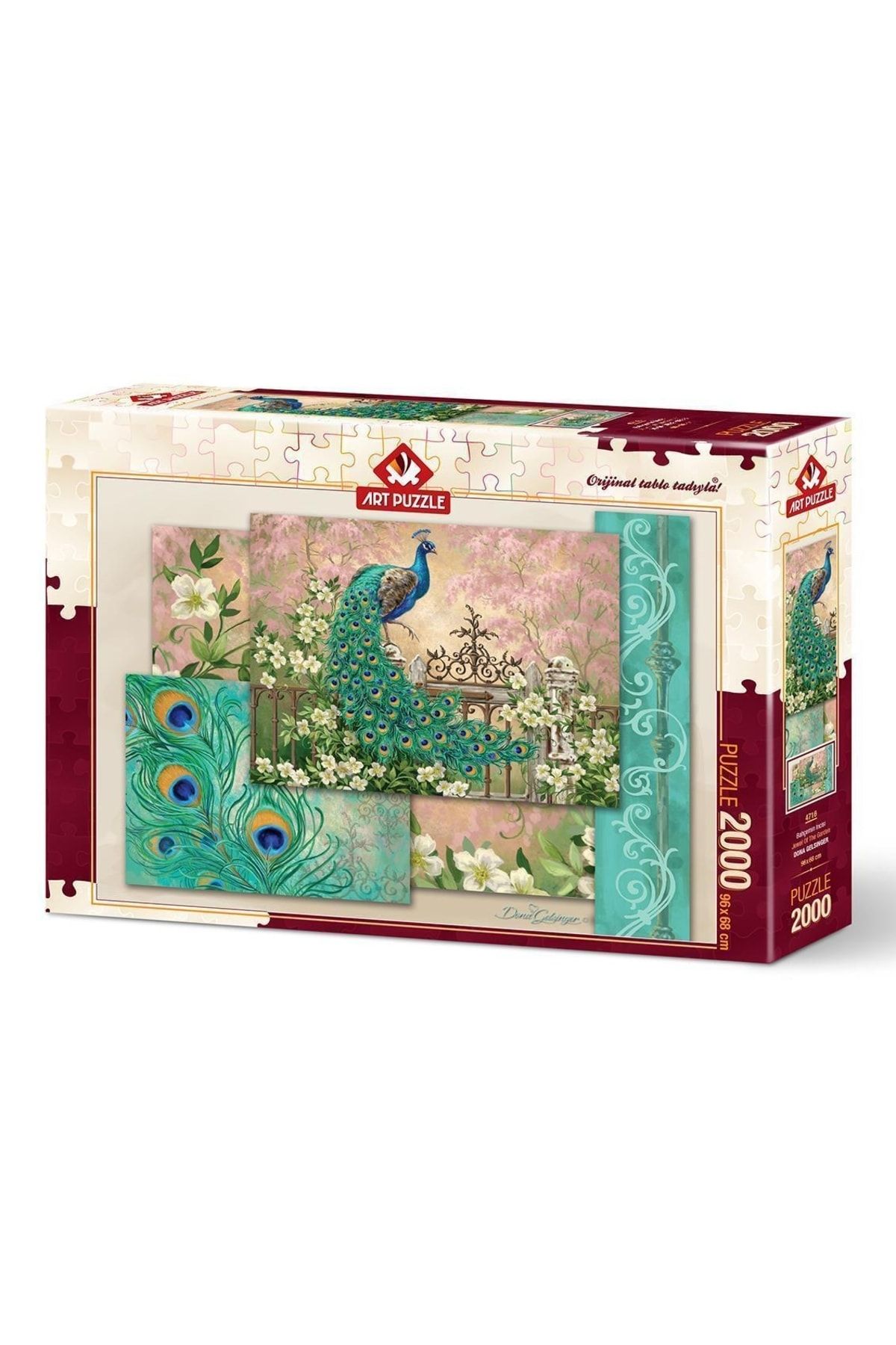 Doğan Oyuncak Dünyası Art Puzzle Bahçemin Incisi 2000 Parça Puzzle 4716 - Puzzle Seti - Yapboz - Yap-boz Puzzle