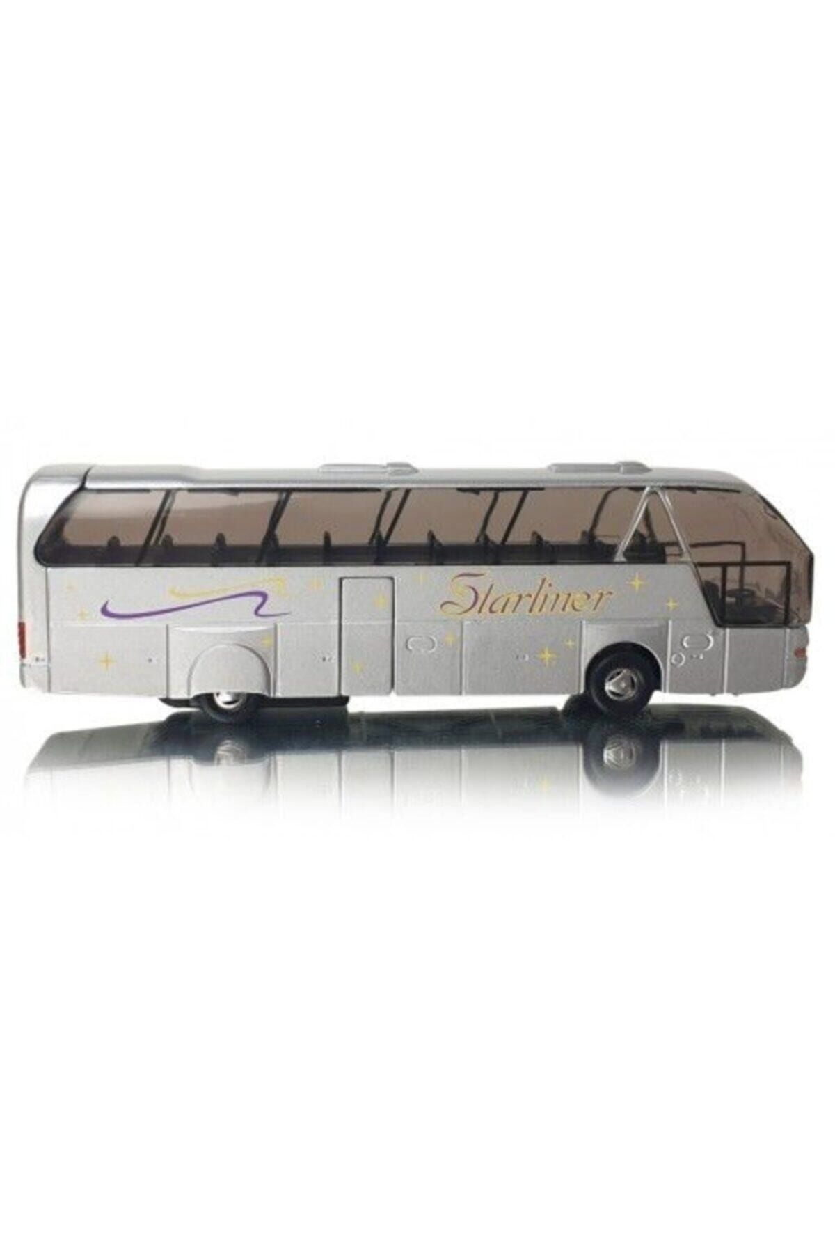 WELLY Neoplan Starlıner Gümüş 1:64 Model Otobüs
