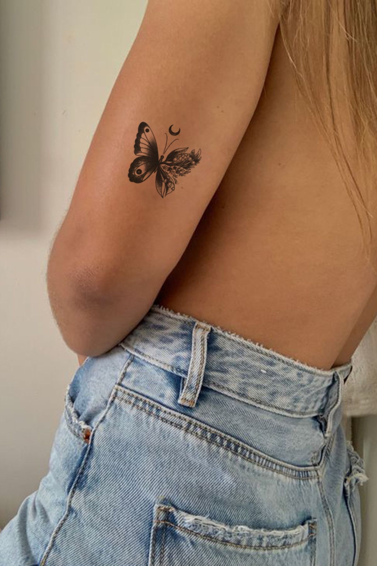 Hilvera Butterfly Kelebek Tatto Kol Geçici Dövme