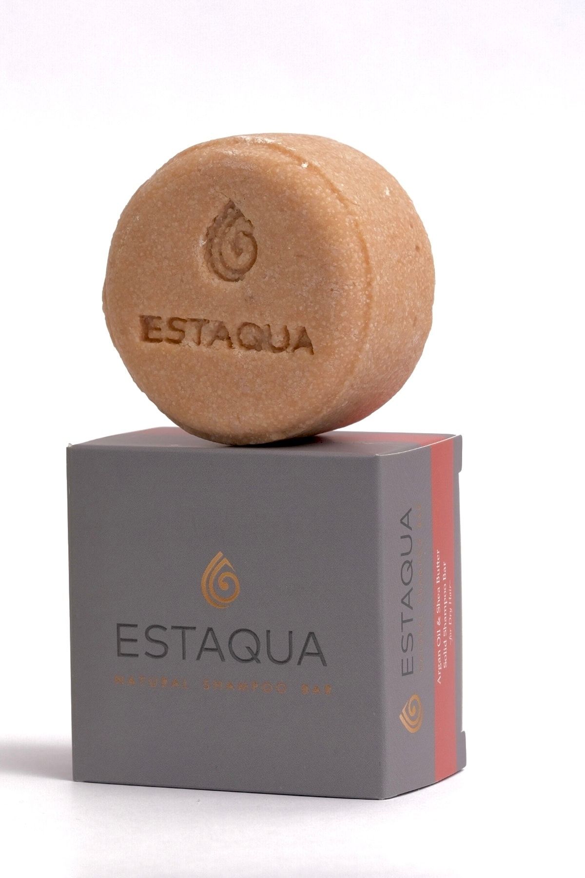 Estaqua Naturel Soaps Onarıcı Bitkisel Keratinli Şampuan- Argan & Shea Yağlı Tuzsuz Katı Şampuan