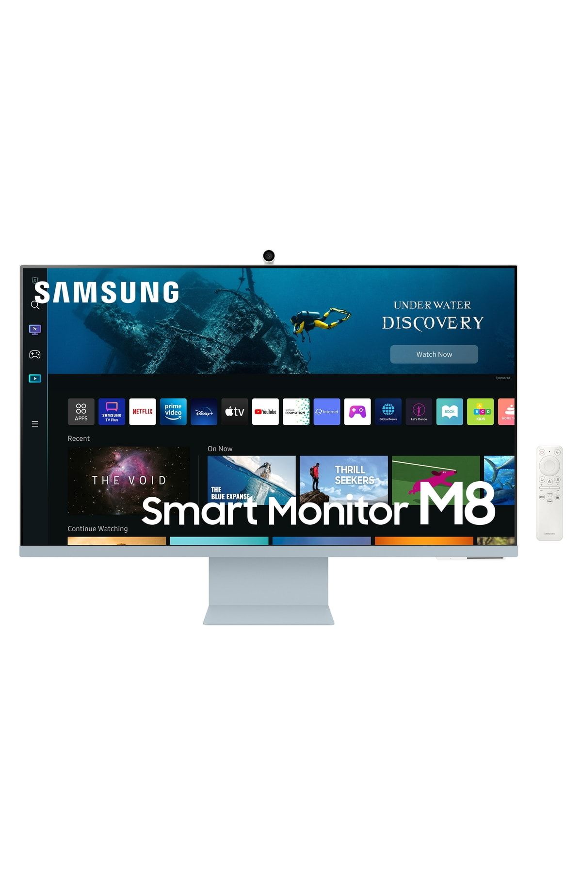 Samsung M8 Serisi Uhd 32” Dahili Kameralı Akıllı Monitör (gün Işığı Mavisi)