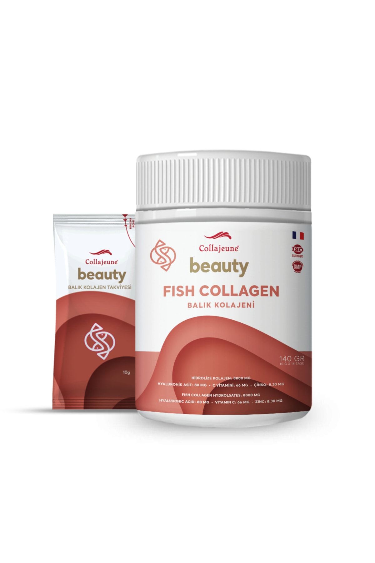 COLLAJEUNE ® Beauty - Balık Kolajeni Takviyesi (14 Saşe X 10.000 Mg)