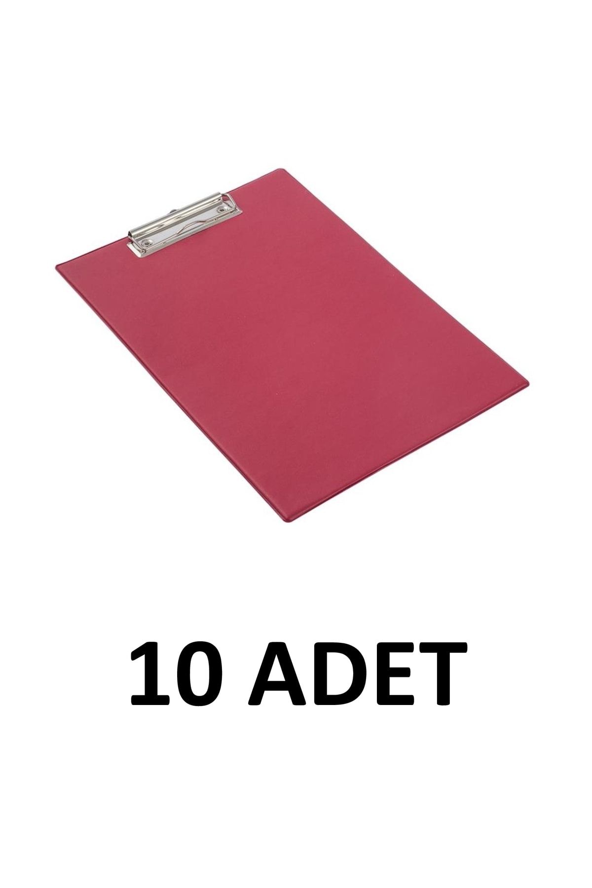 KRAF 10 Adet A4 Kapaksız Sekreterlik Dosyası Kırmızı