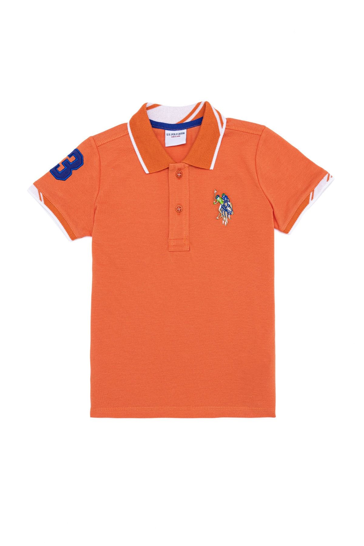 U.S. Polo Assn. Turuncu Erkek Çocuk T-Shirt