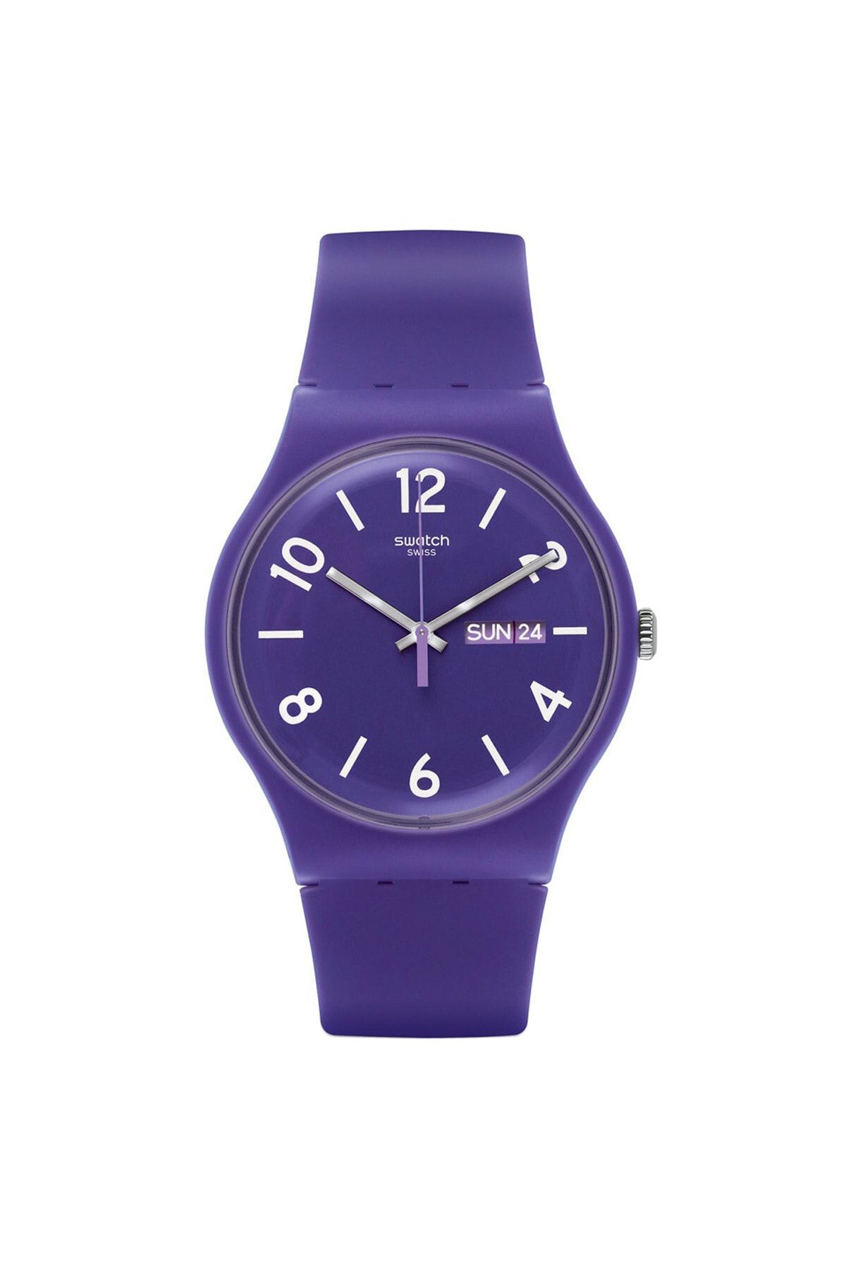 Swatch Backup Purple Kol Saati Suov703
