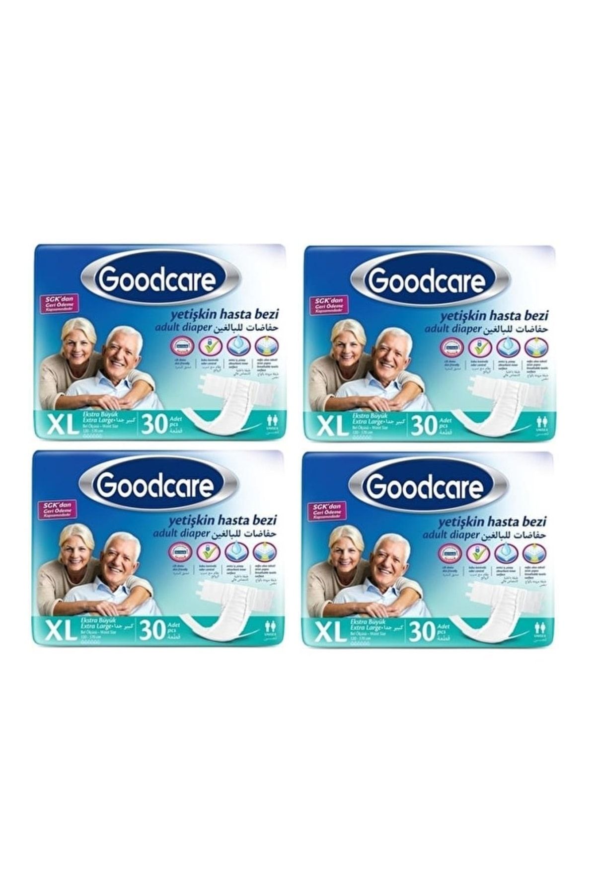 Goodcare Bel Bantlı Hasta Bezi 120 Adet Xl Extra Large