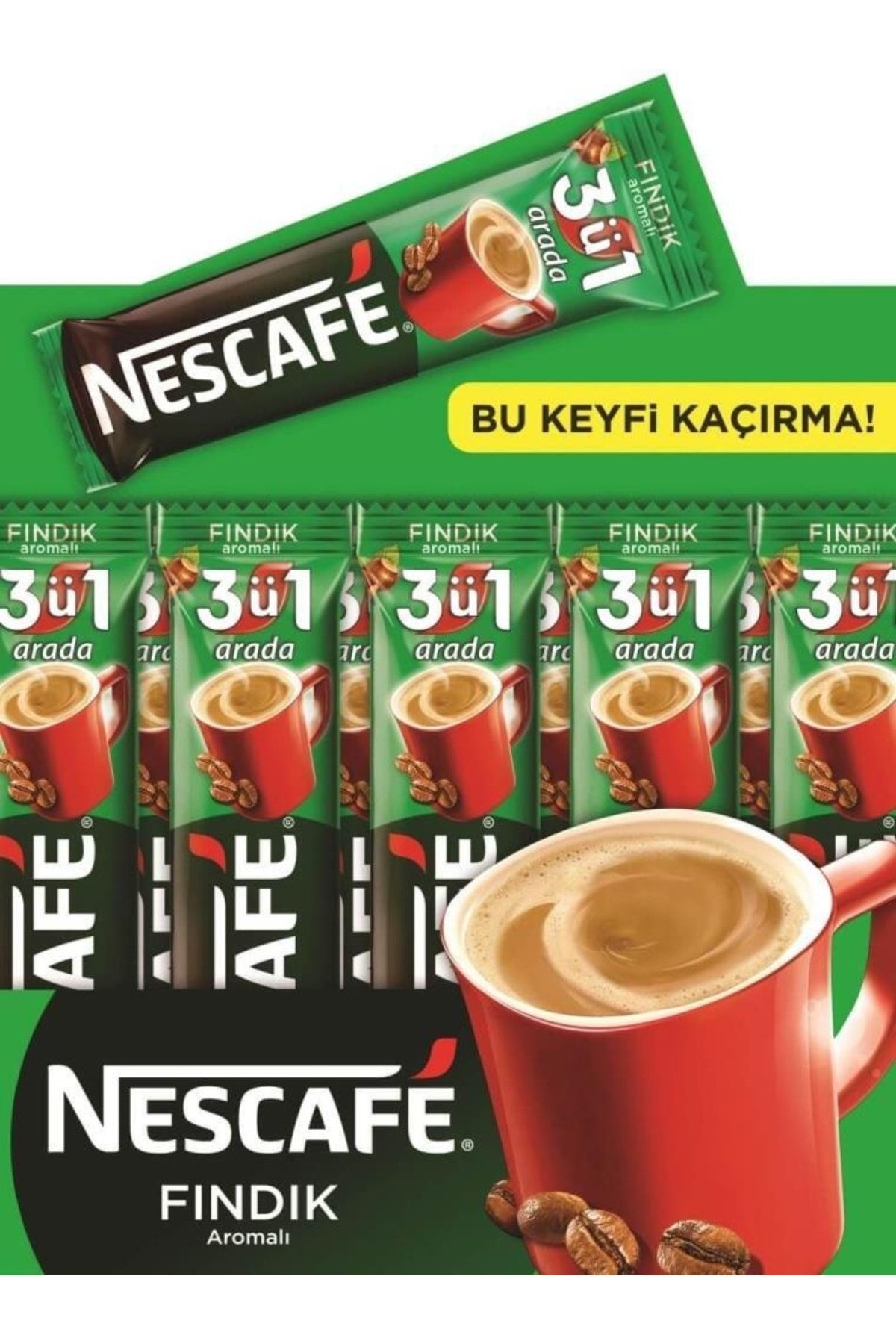 Nestle Nescafe 3ü1 Arada Fındıklı 48 Adet 17g Leia Hazelnut 12515292