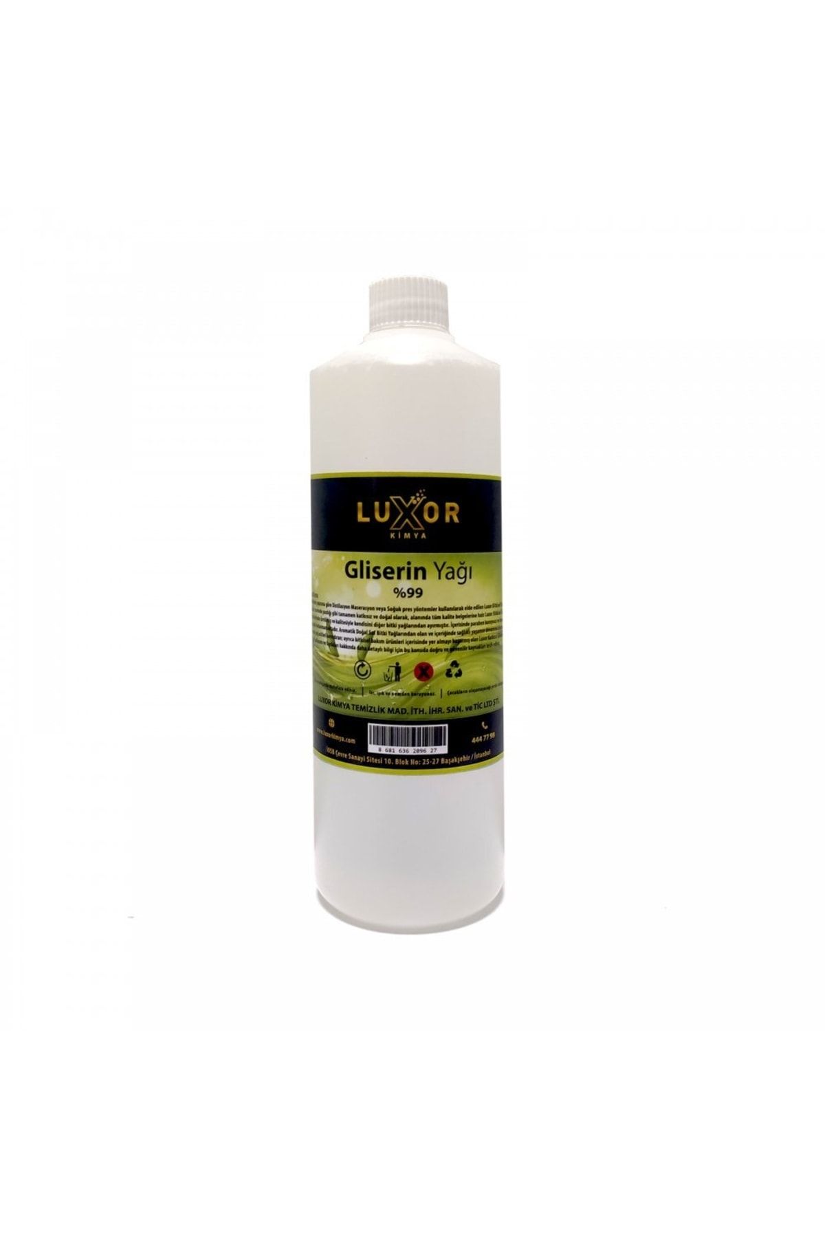 Luxor Kimya Bitkisel %99 Gliserin Yağı 1.250 Kg