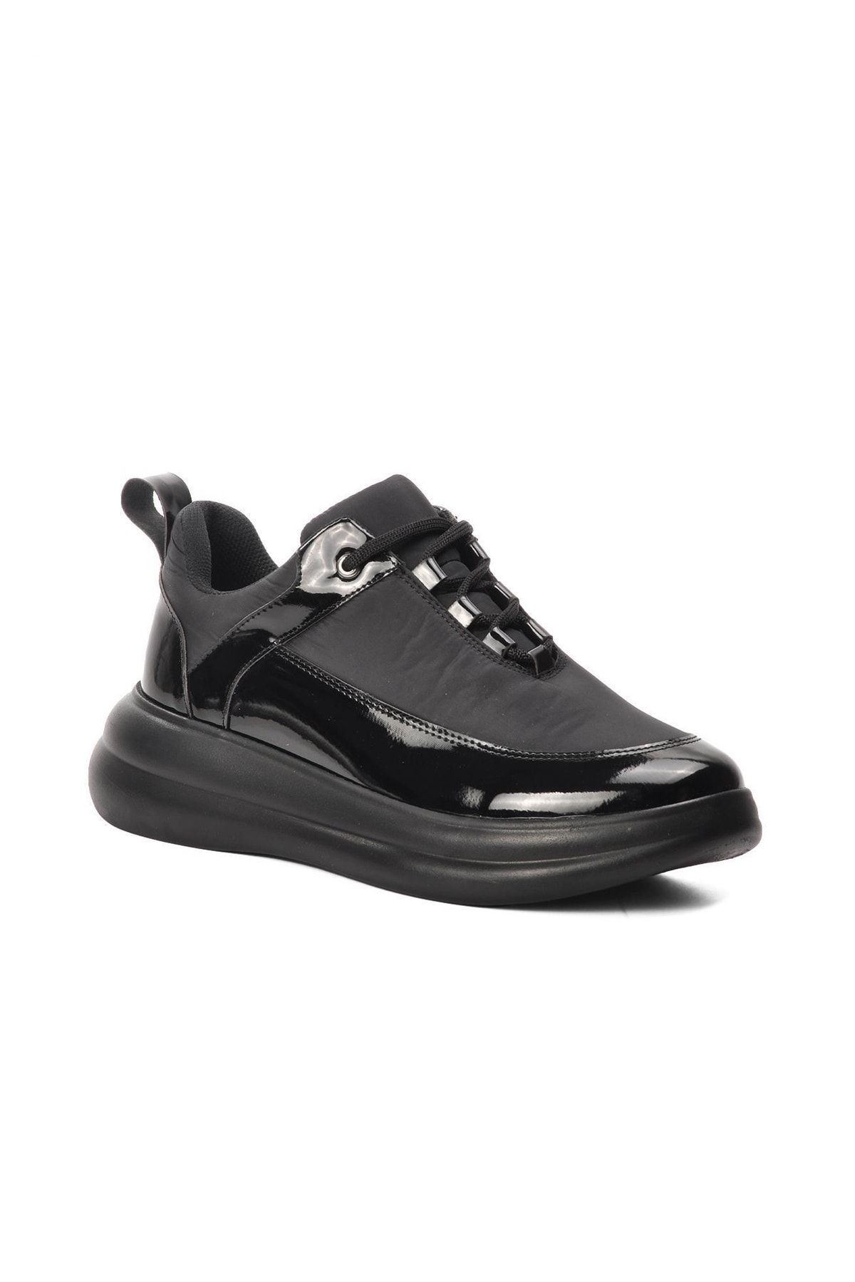 Crash Siyah - Ozzi Ayakkabı Sneakers Ortapedik Taban