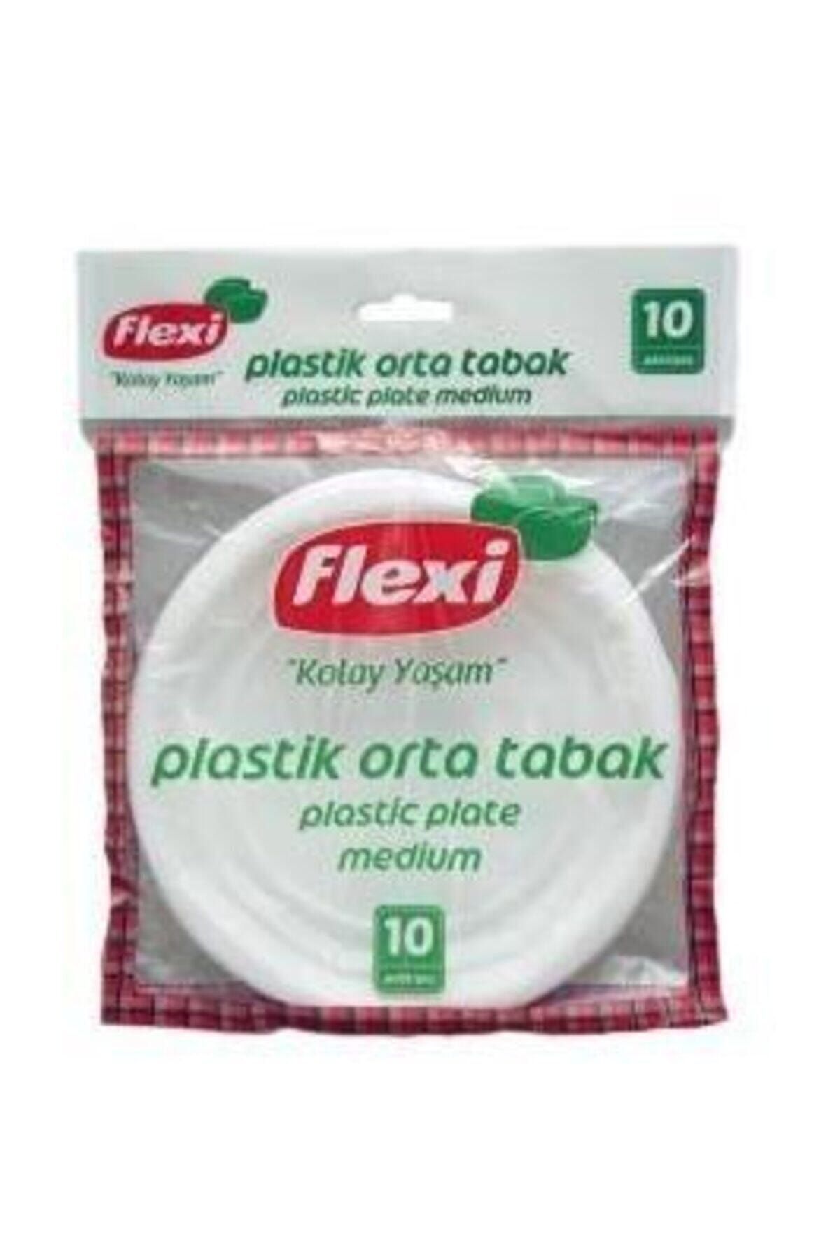 Flexi Flexı Plastık Orta Tabak 10 Lu