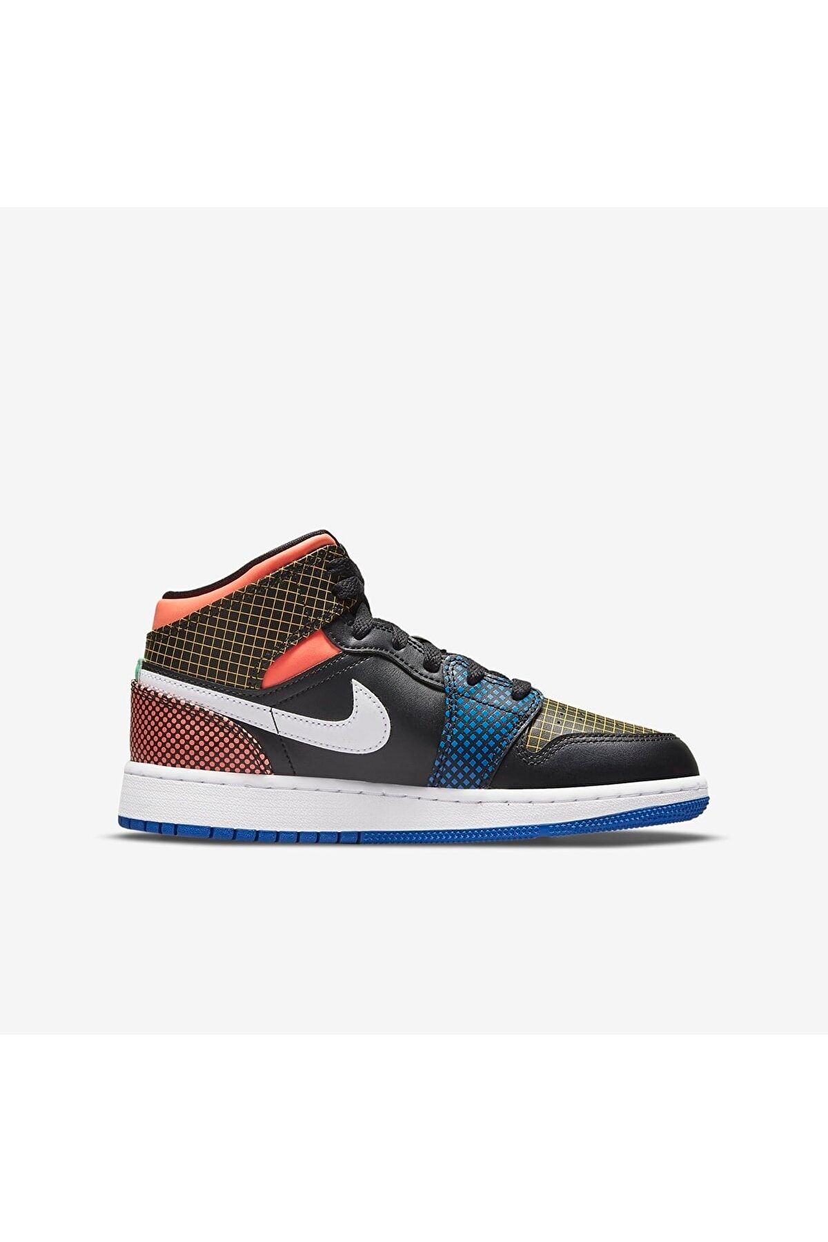 Nike Jordan 1 Mid Mmd Multi-color Grid (gs) - Dc4092-001