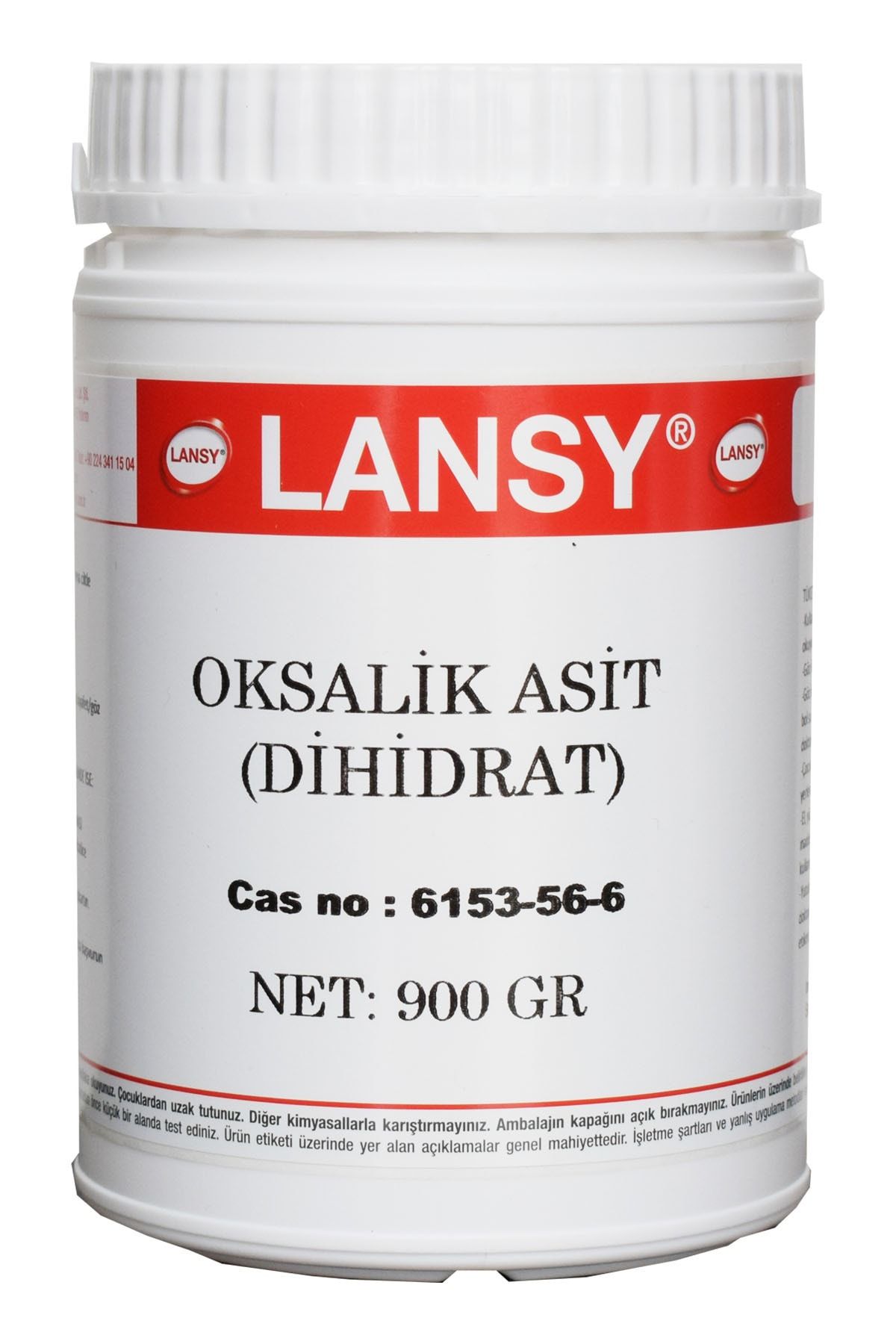 lansy Oksalik Asit 900 Gr (dihidrat) %99