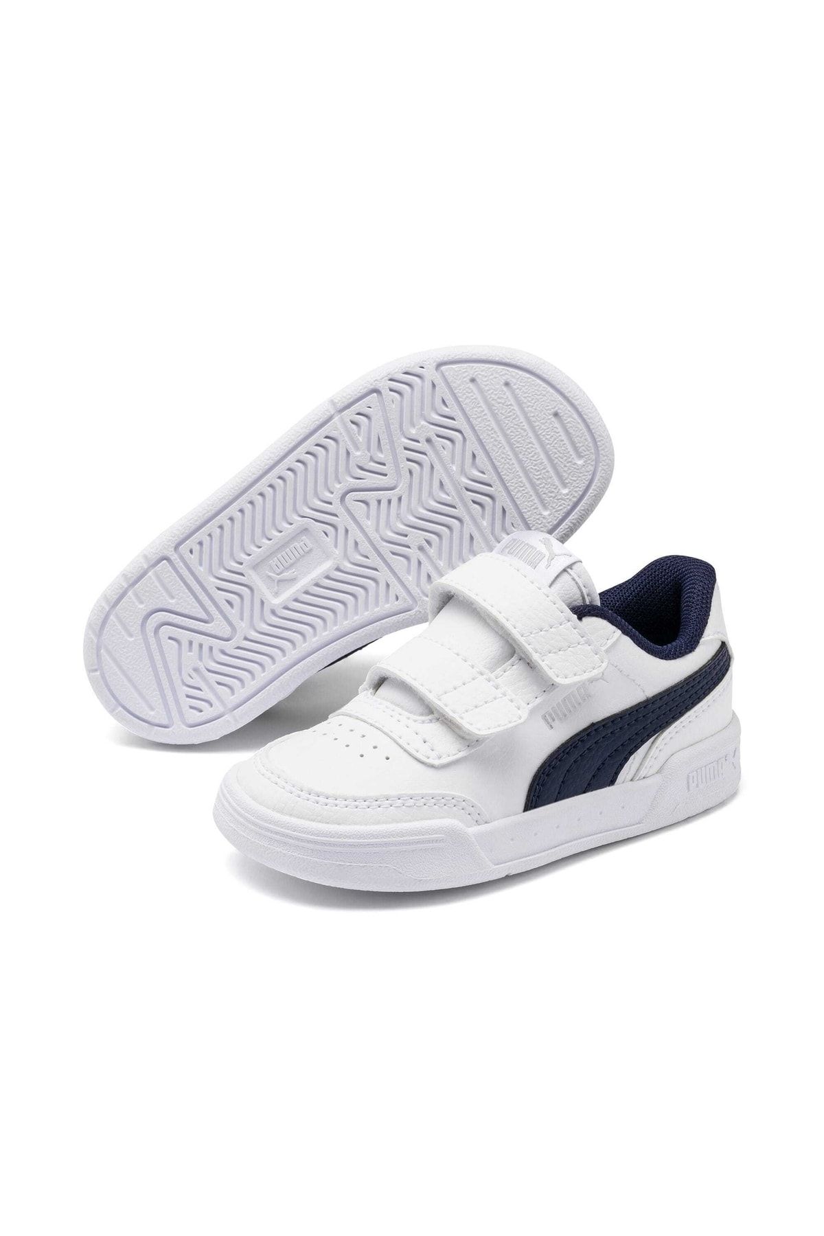 Puma Unisex Bebek Beyaz Caracal Bantlı  Ayakkabısı Sneaker