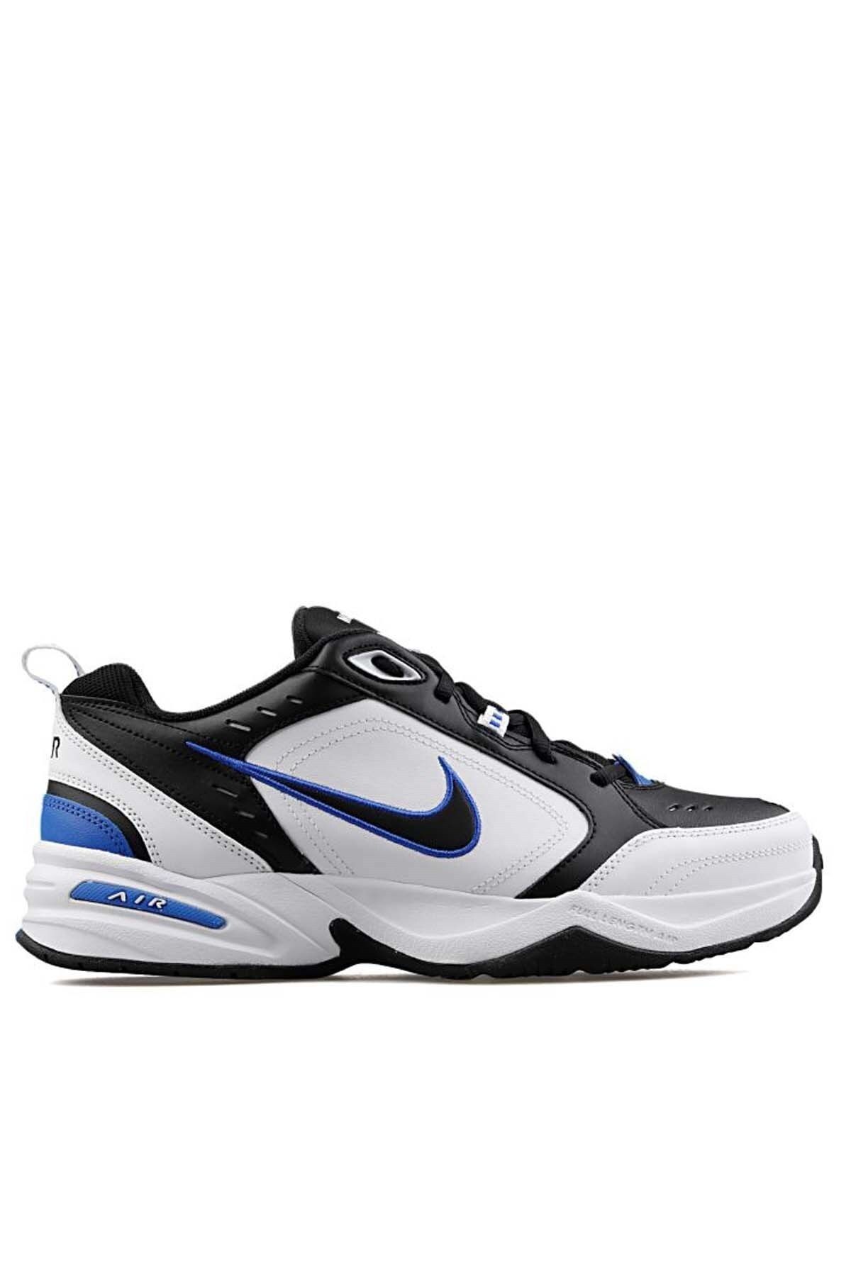 Nike Air Monarch Iv 4 Siyah Beyaz Mavi Retro Unisex Sneaker Ayakkabı 415445-002