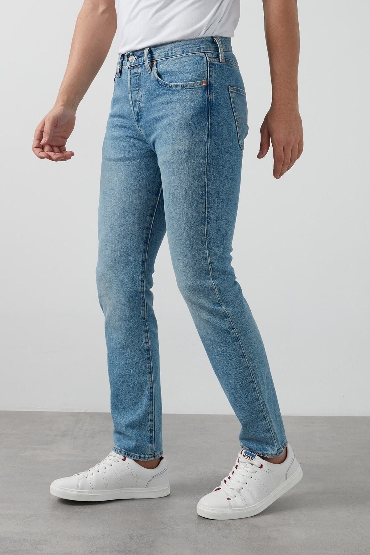 Levi's Erkek Mavi Pamuklu Regular Fit Jeans Kot Pantolon 005013108