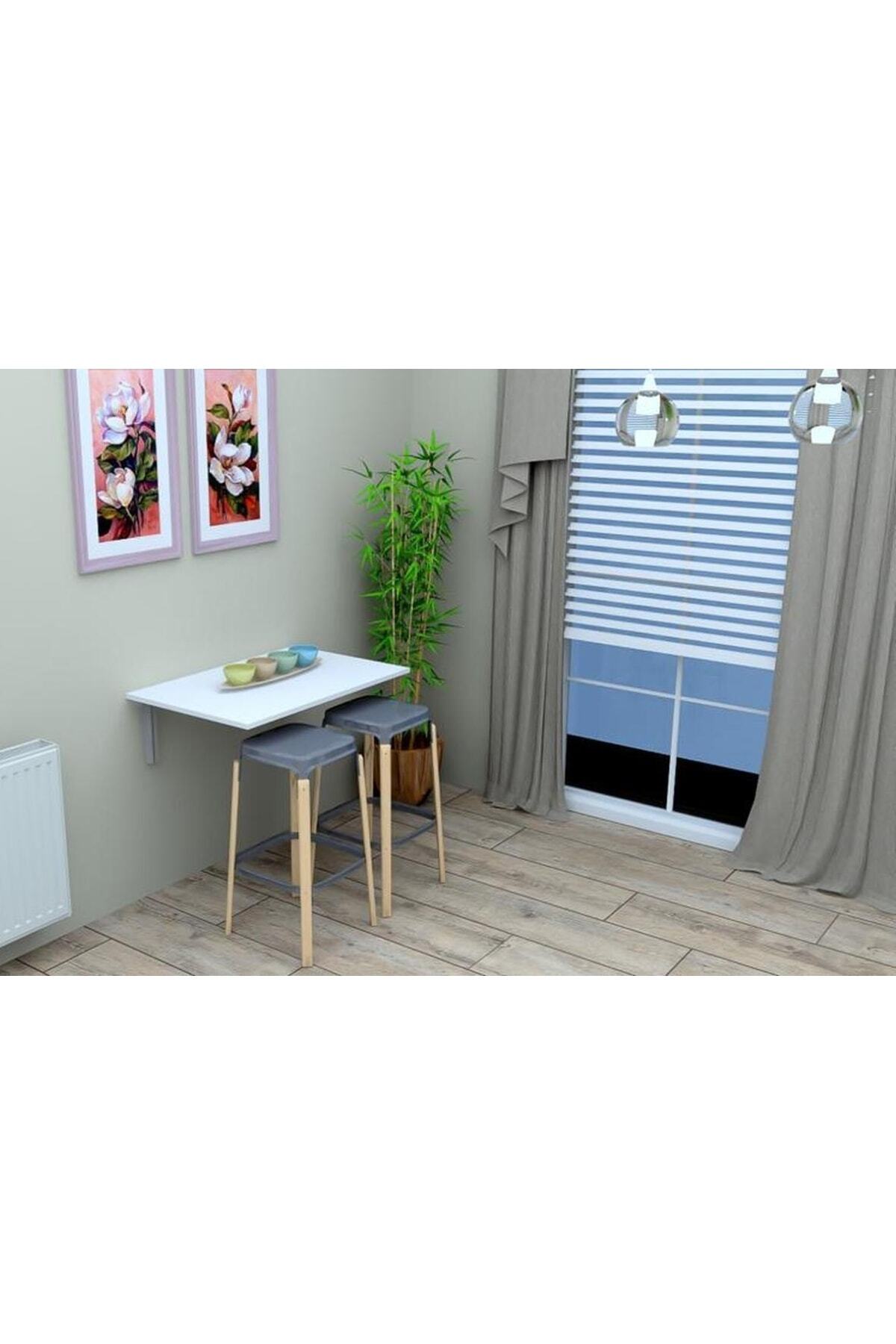 MC CENTER Duvara Monte Monteli Katlanabilir Çalışmayemek Masası(60X90 MC CENTER Duvara Monte Monteli Katlanabilir Çalışmayemek Masası(60X90