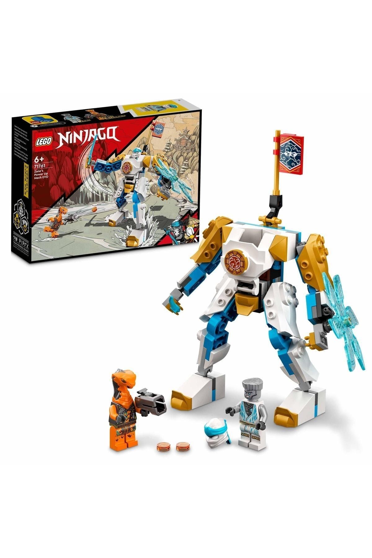 LEGO ® NINJAGO® Zane’in Güçlendirici Robotu EVO 71761 - 6 Yaş ve Üzeri için Yapım Seti (95 Parça)