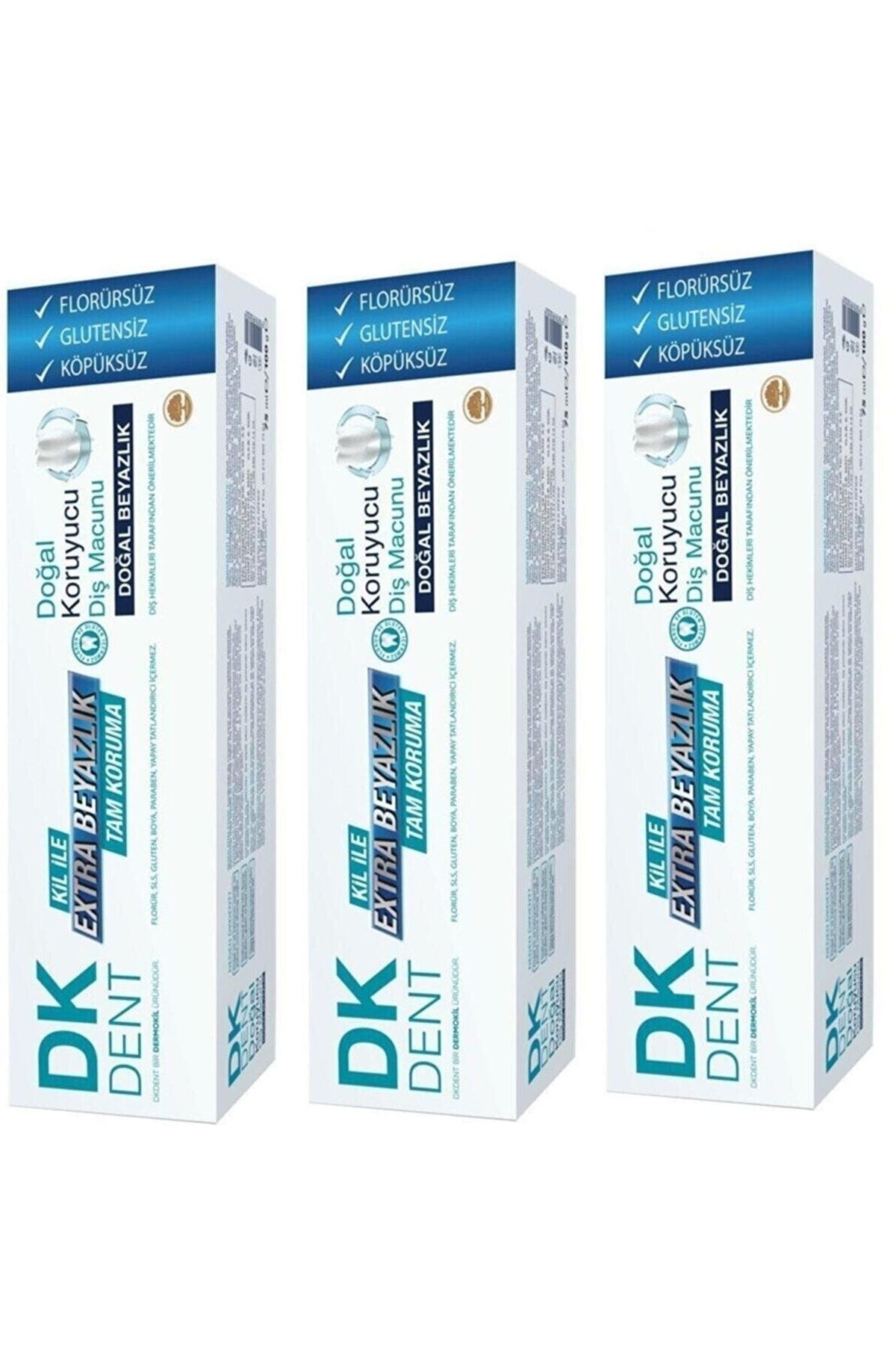 Dermokil Dk Dent Klasik Diş Macunu 75ml X3