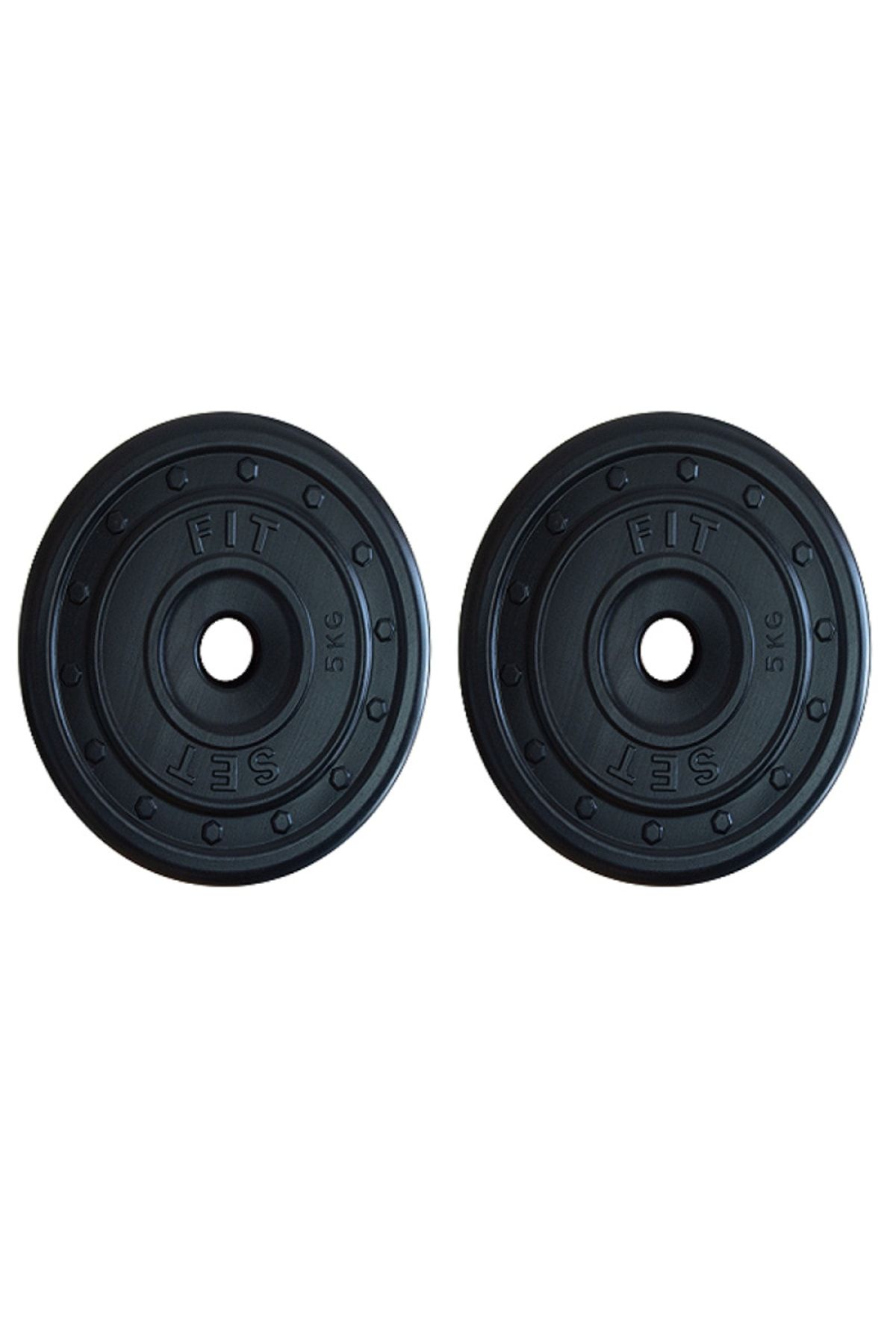 Fitset 2 X 5 Kg Dambıl Ve Halter Ağırlık Plaka