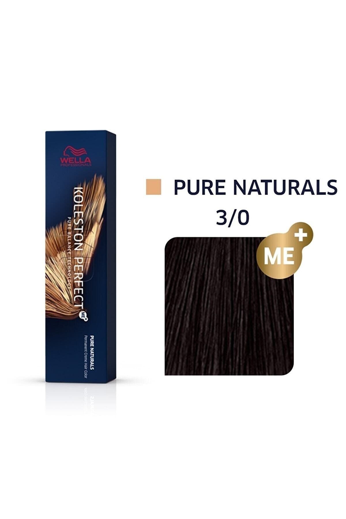 Wella Koleston Perfect Me+ 3/0 Pure Naturals Süper Kalıcı Saç Boyası 60=ml keyonline