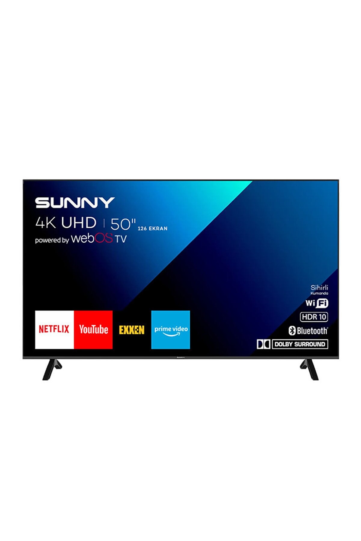 Sunny SN50FMN242 50" 127 Ekran Uydu Alıcılı 4K Ultra HD Smart LED TV