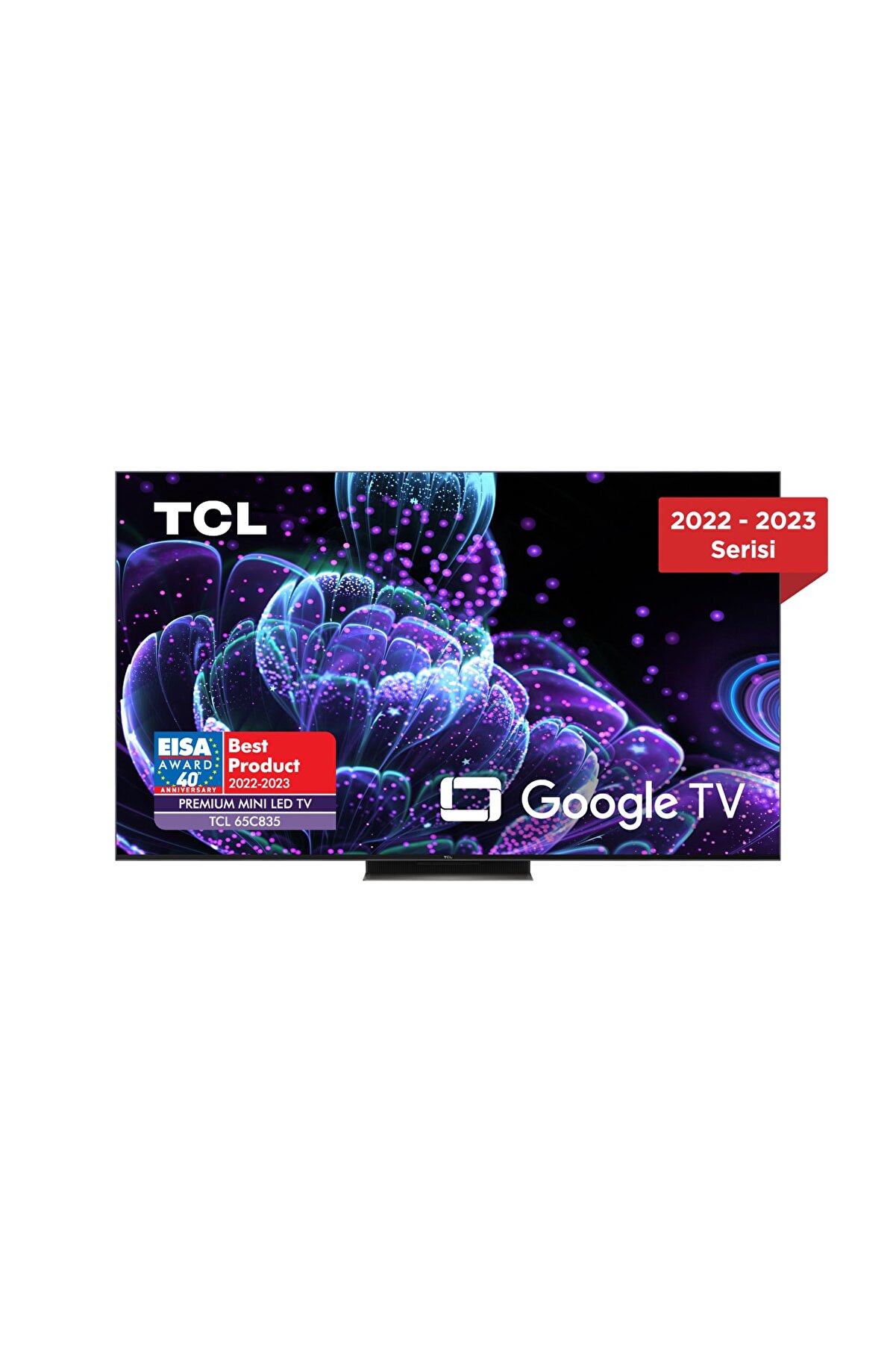 TCL 65C835 65" 165 Ekran Uydu Alıcılı 4K Ultra HD Google Smart MiniLED TV