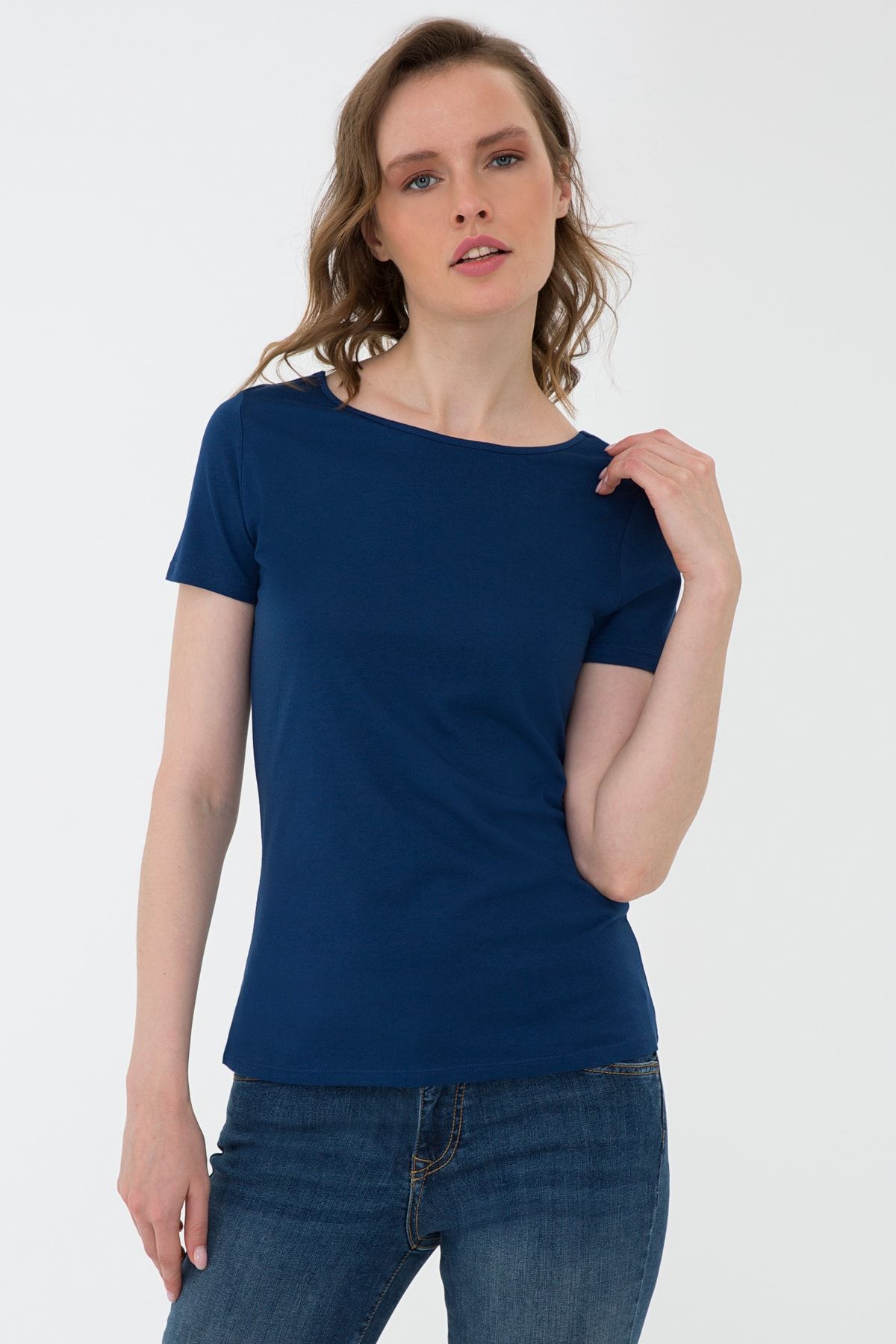Pierre Cardin Lacivert Kadın T-Shirt G022SZ011.000.762141.VR033