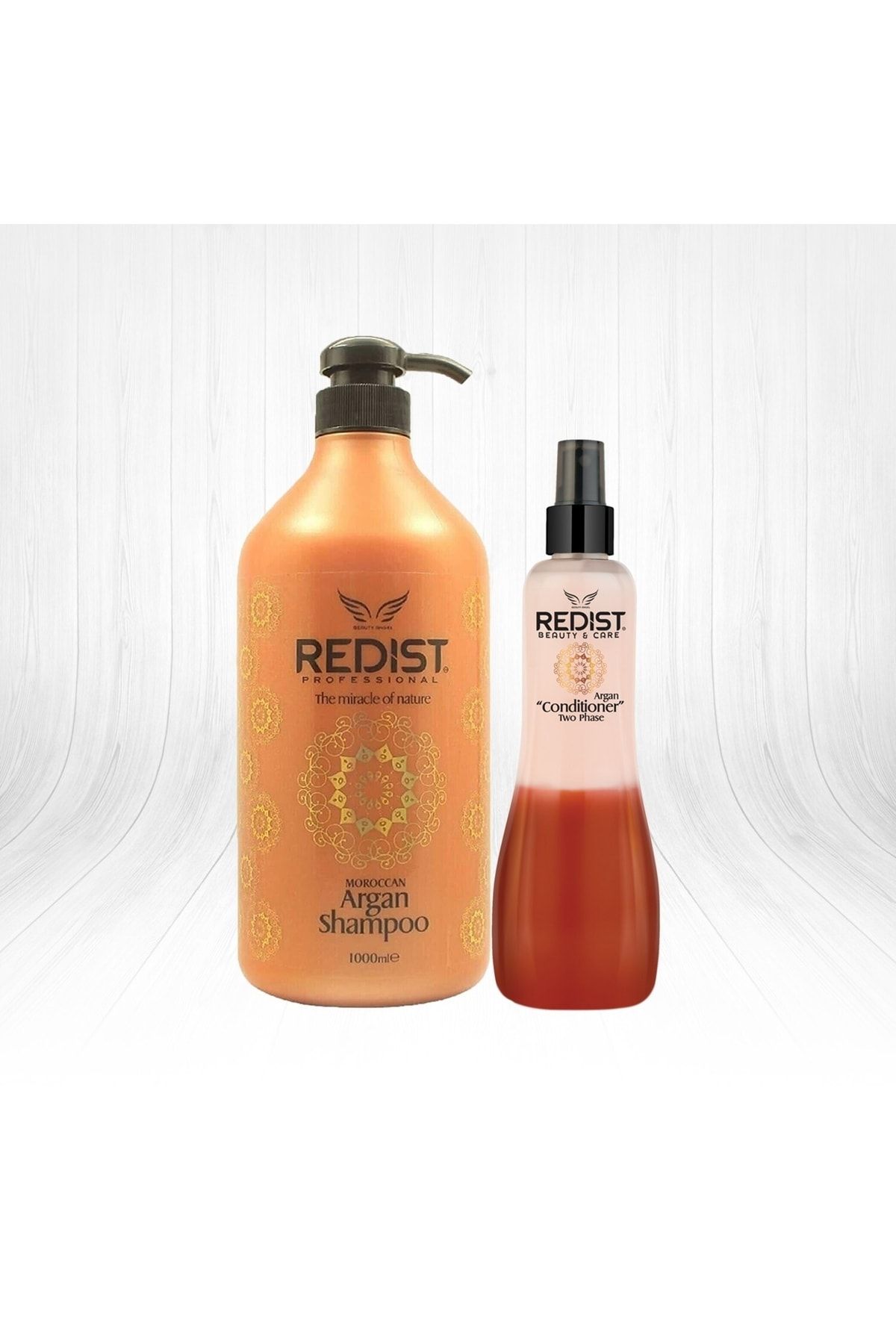 Redist Argan Yağlı Saç Bakım Şampuanı 1000 Ml+ Argan Yağlı Fön Suyu 400 Ml