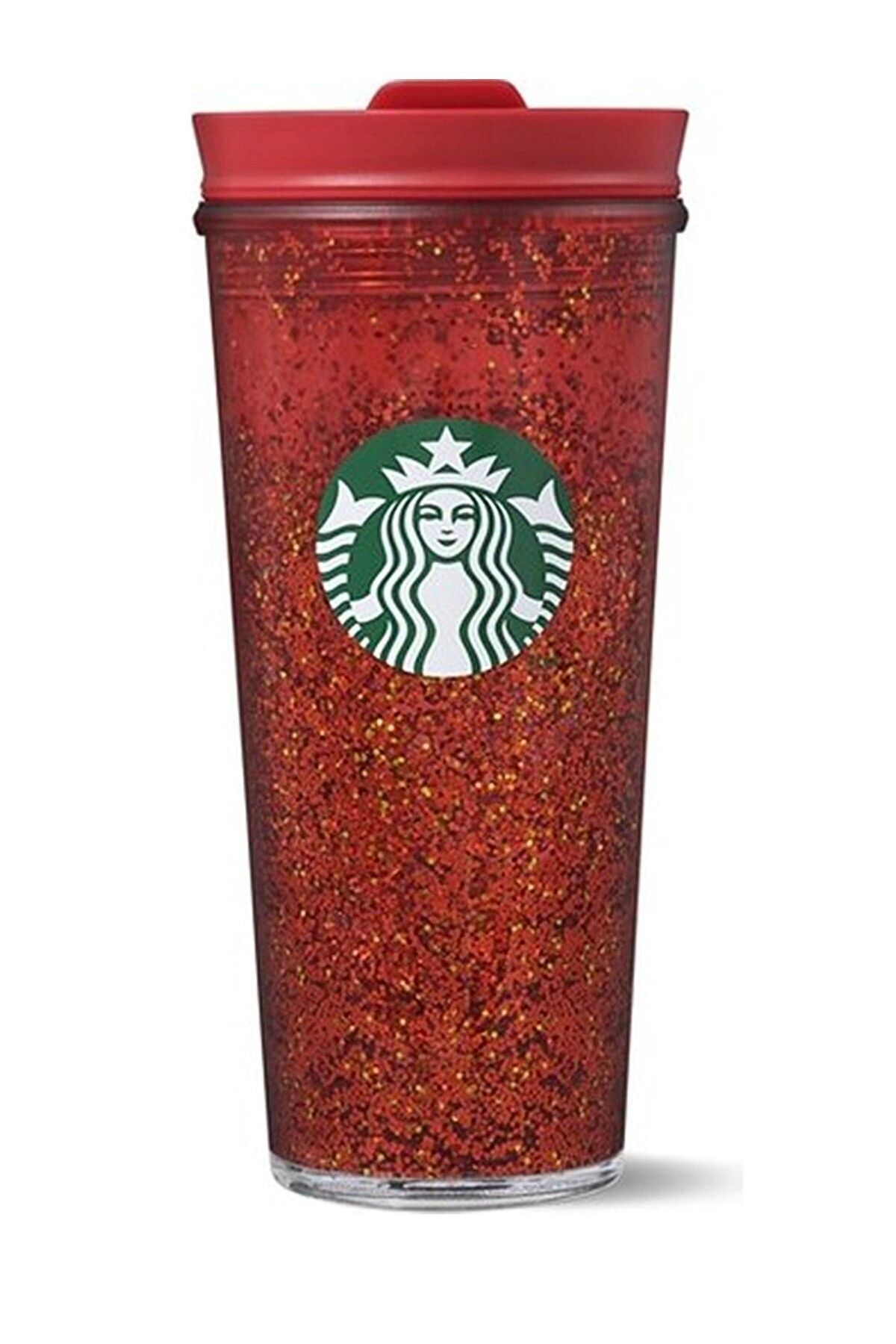 Starbucks ® Kırmızı Simli Termos 473 Ml