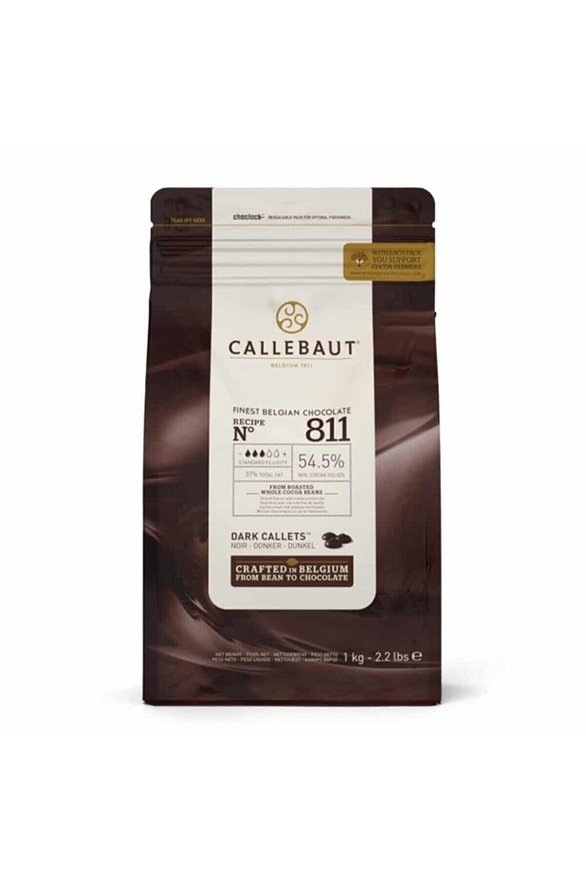 Callebaut 811 Bitter Damla Çikolata 811 (1 KG)