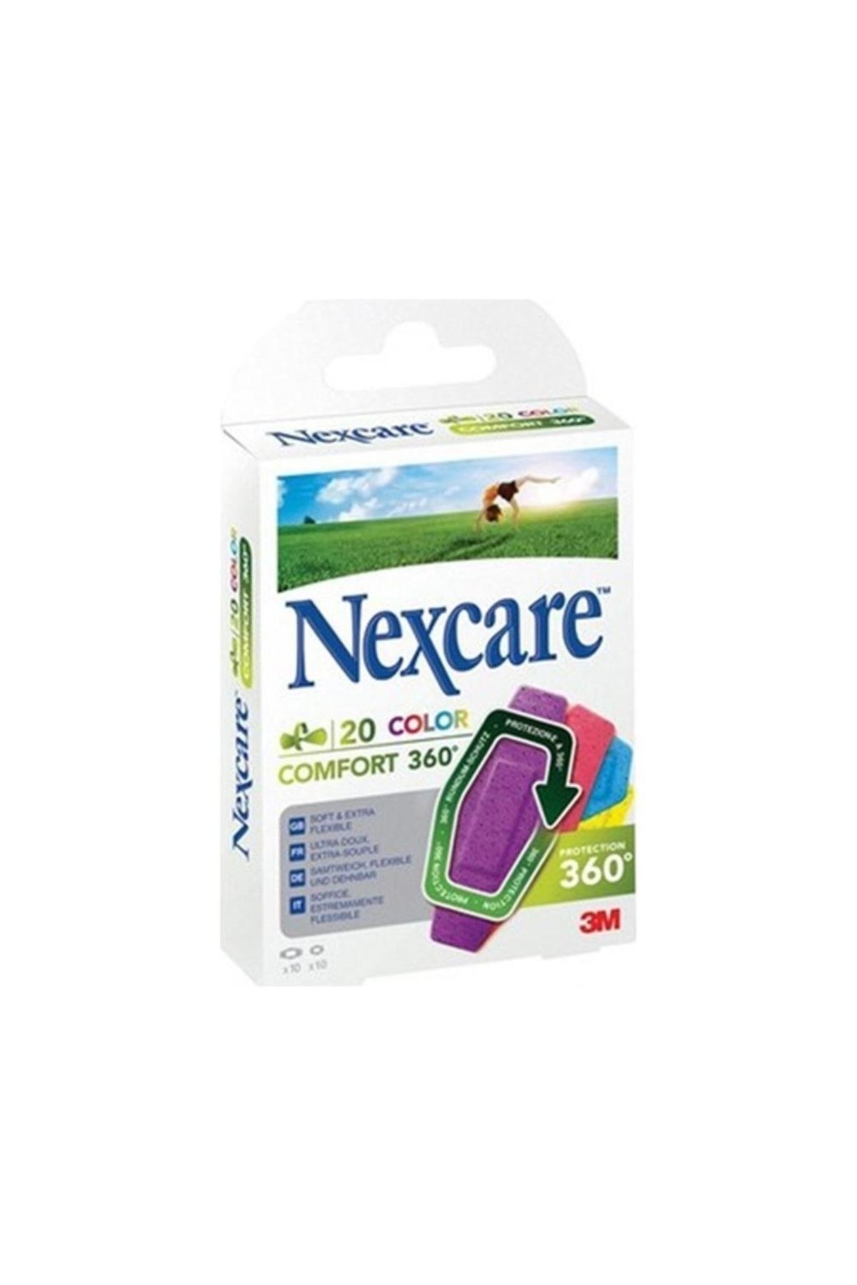 Nexcare 3m Comfort 360° Renkli Plasterler Yara Bandı