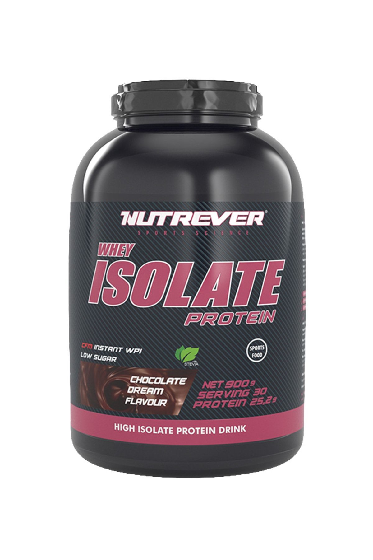 Nutrever Whey Isolate Protein Çikolata 900gr