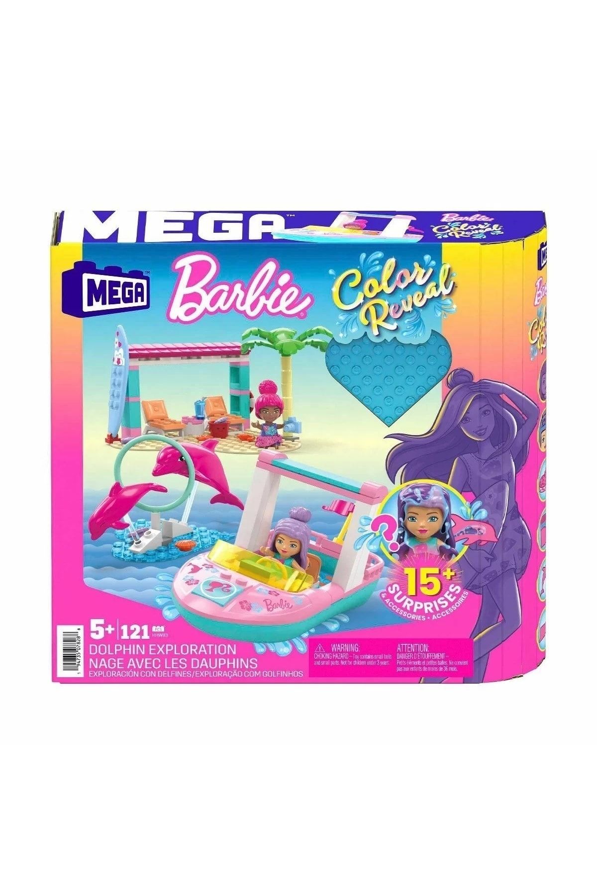 Barbie Hhw83 Mega, Color Reveal Yunus Keşfi, 121 Parça 5 Yaş Byr [tcrtbyr]