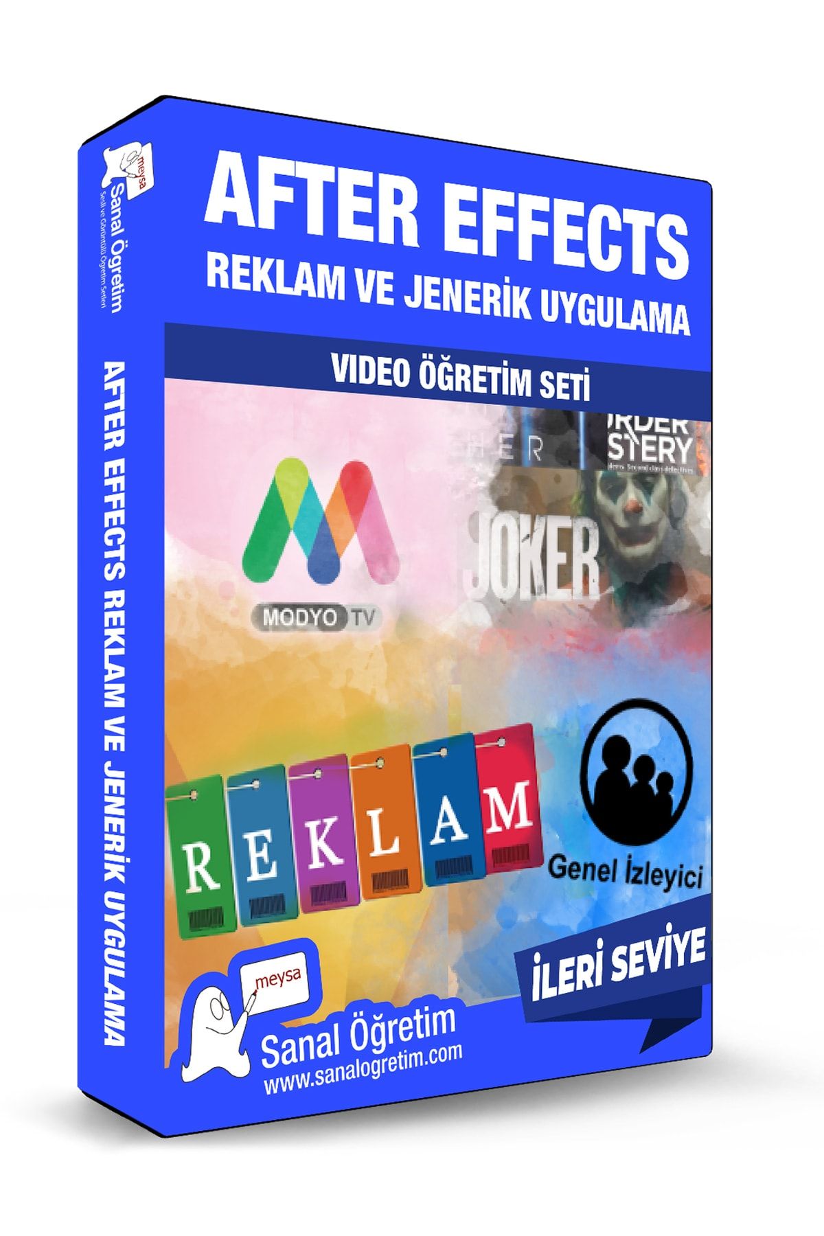 Sanal Öğretim After Effects Reklam Ve Jenerik Uygulama Video Ders Eğitim Seti