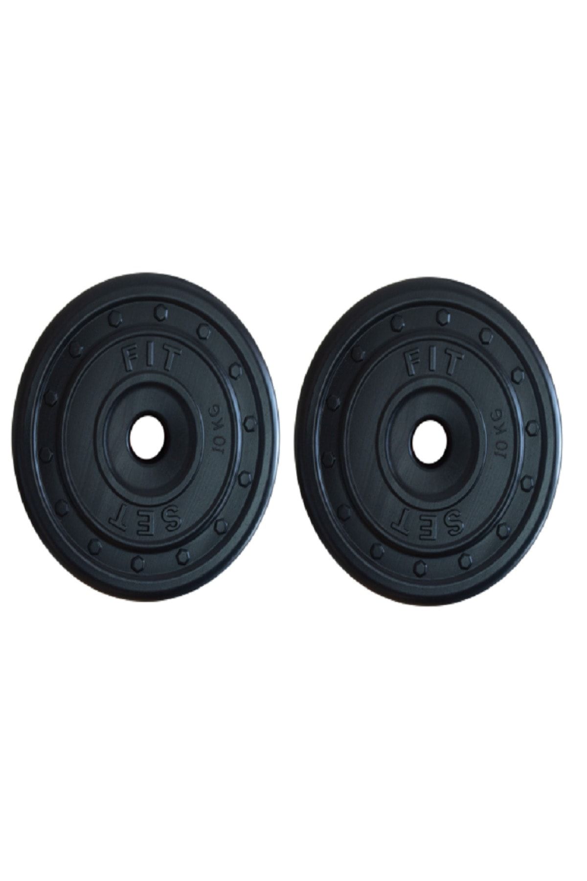 Fitset 2 X 10 Kg Dambıl Ve Halter Ağırlık Plaka