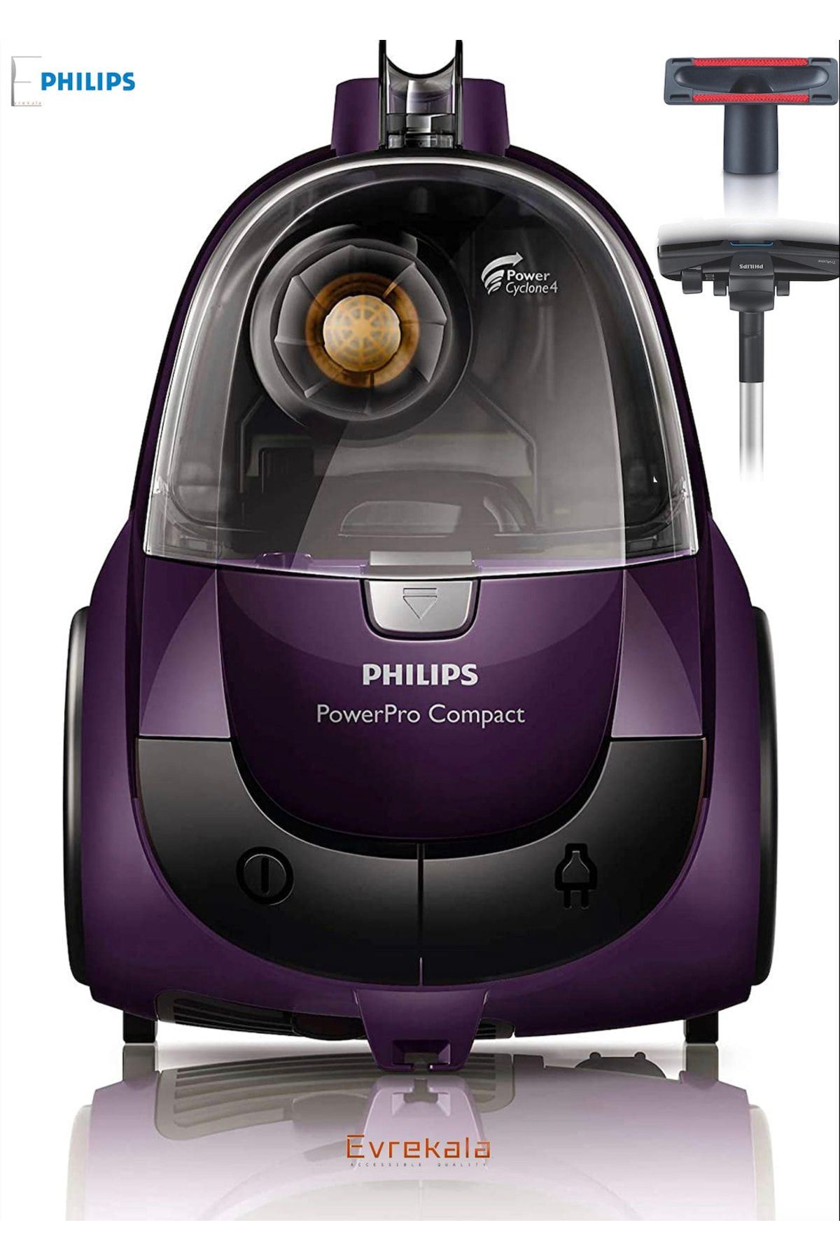 Philips Evrekala Shop Toz Torbasız Süpürge Triactive Başlık