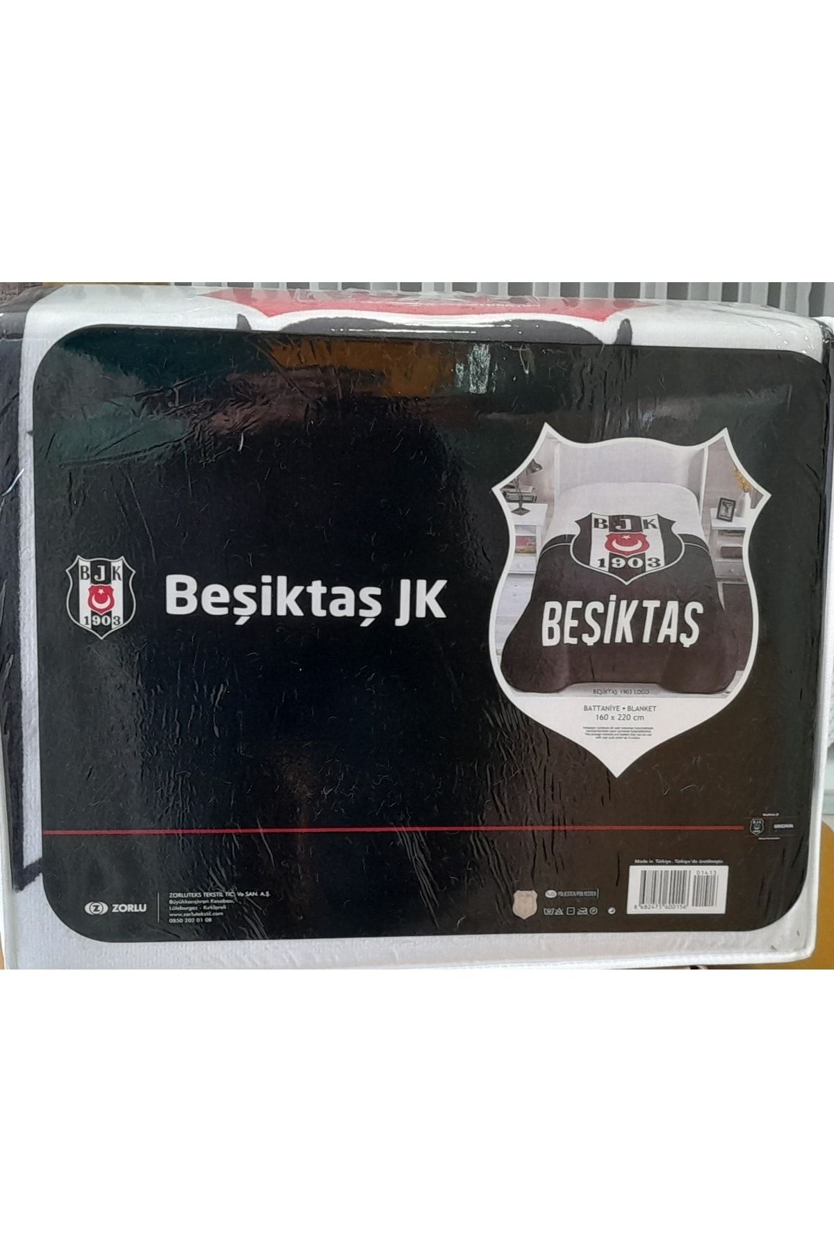Zorlu Lisanslı Beşiktaş Battaniye