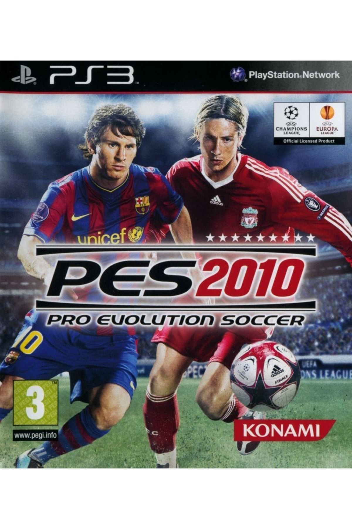 Konami Pes 2010 Ps3 Oyun Pes 10 Plastation 3 Oyun Pro Evolution Soccer