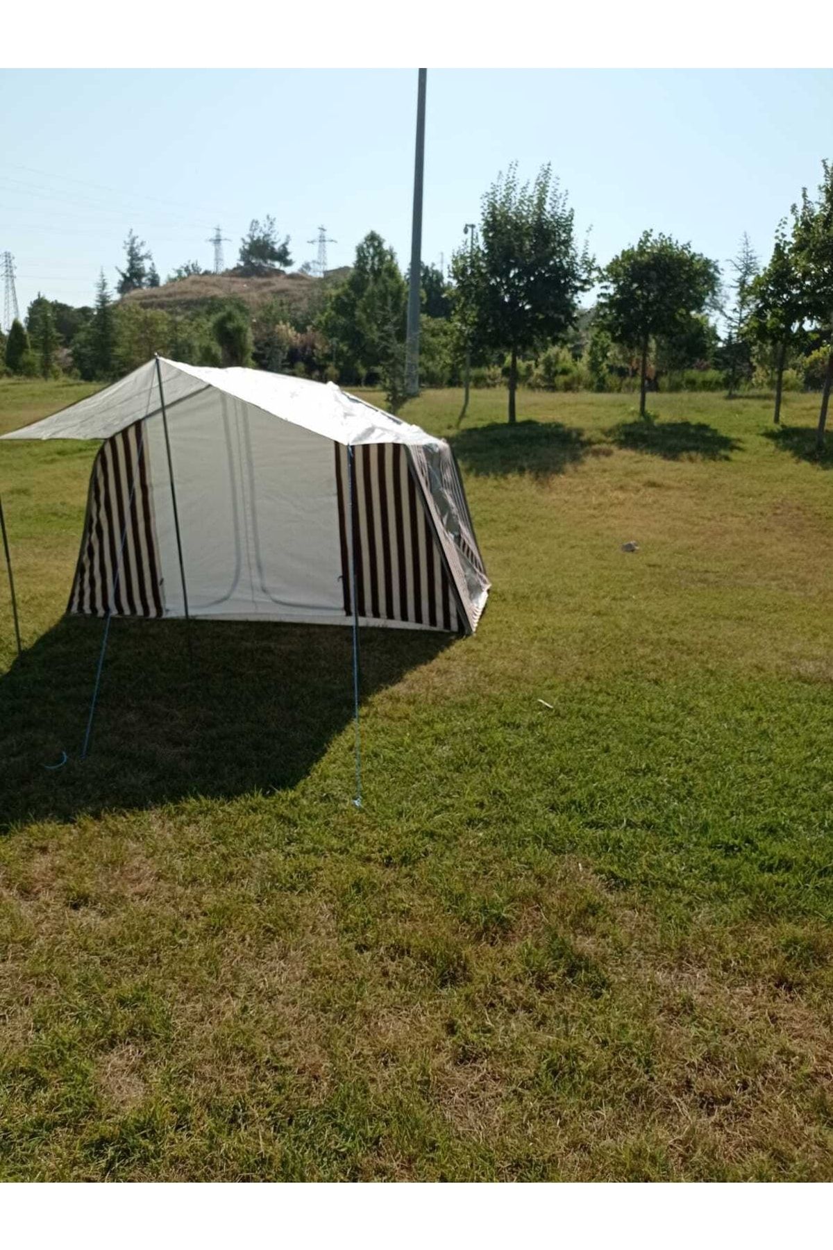 yamaç çadır 2 Odalı Kapıda Sineklikli Kaliteli Kamp Çadırı