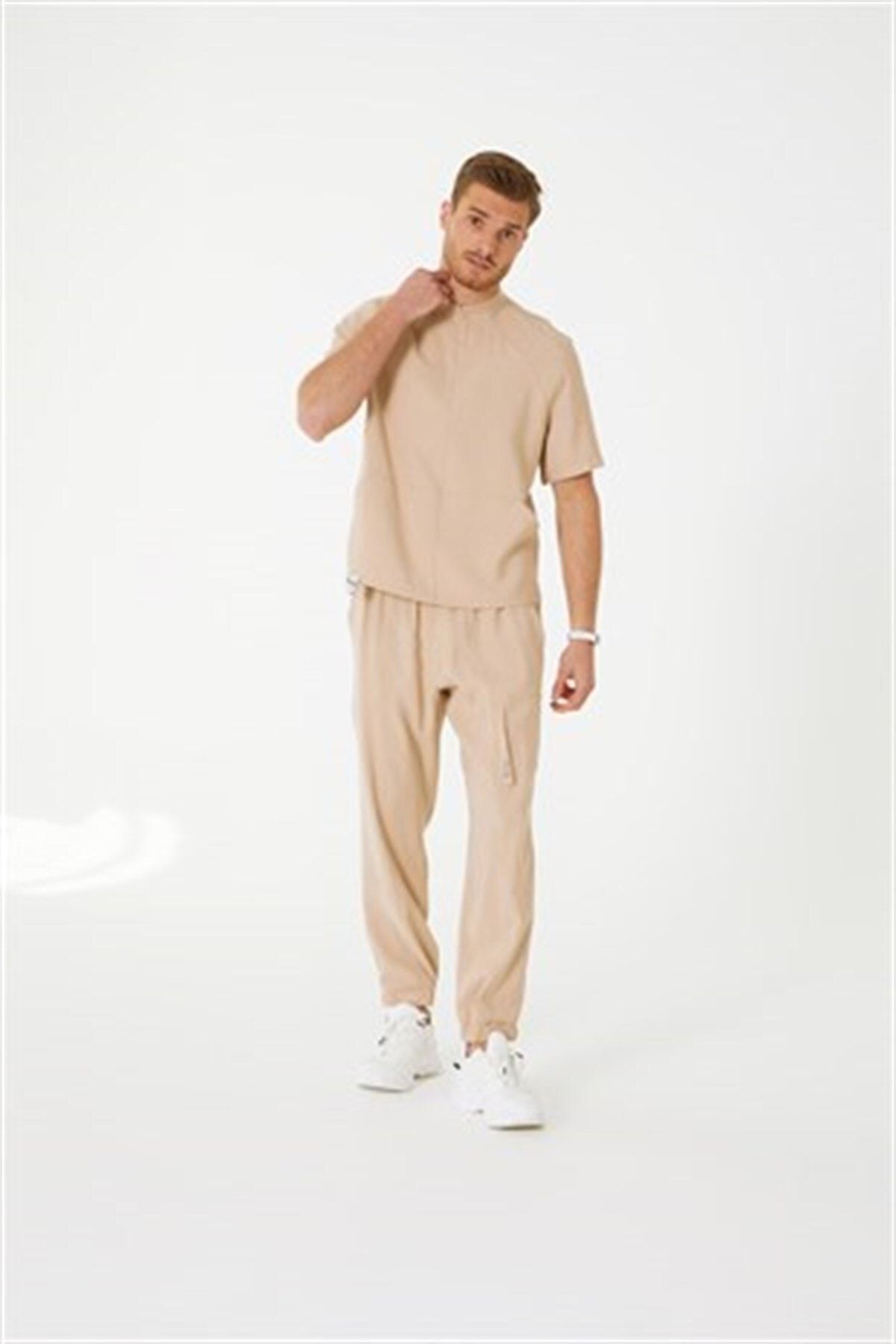 Mad Uniform Erkek Jogger Pantolon - Ivory