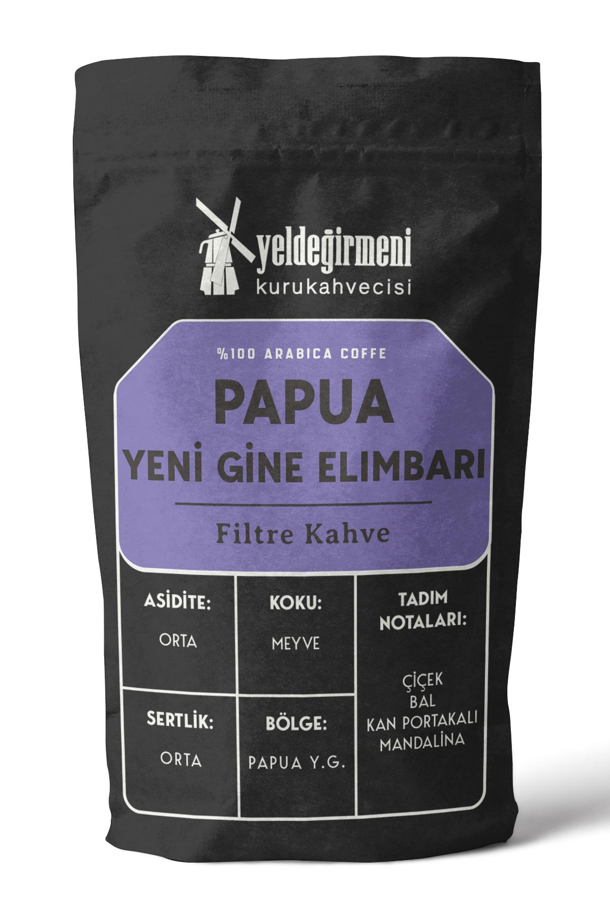 Yeldeğirmeni Kurukahvecisi Papua Yeni Gine Elimbarı Filtre Kahve 1000 gr